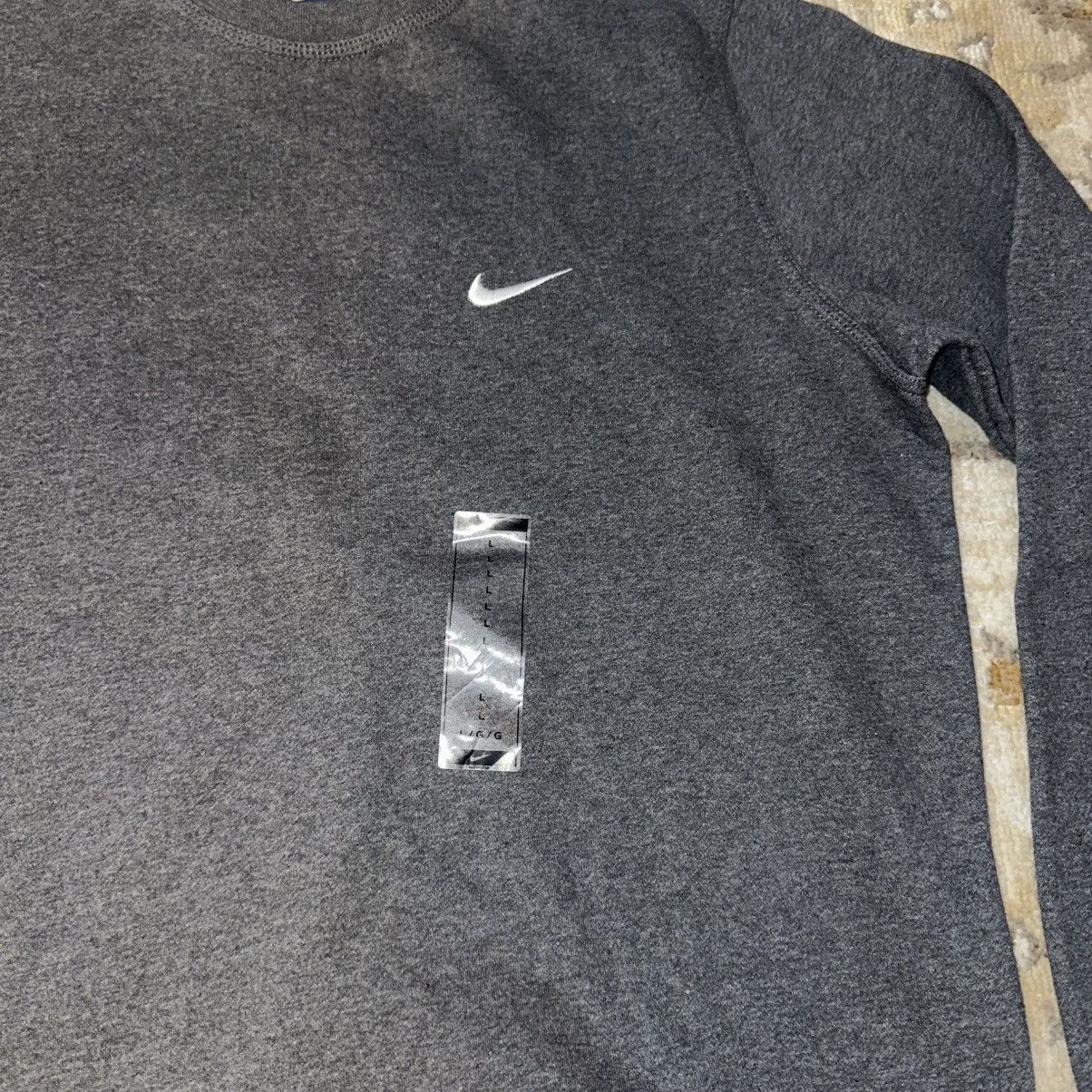Nike × Other NWOT Nike Club Swoosh Crewneck Men's Sweatshirt Dark Grey Size US L / EU 52-54 / 3 - 2 Thumbnail