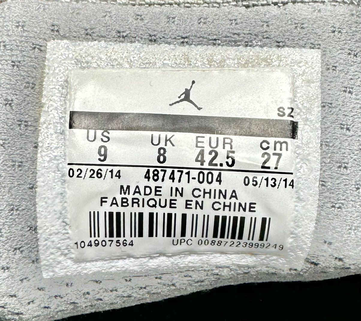 Jordan Brand × Nike Nike Air Jordan XIV 14 Wolf Grey 2014 Retro size 9 Size US 9 / EU 42 - 9 Thumbnail