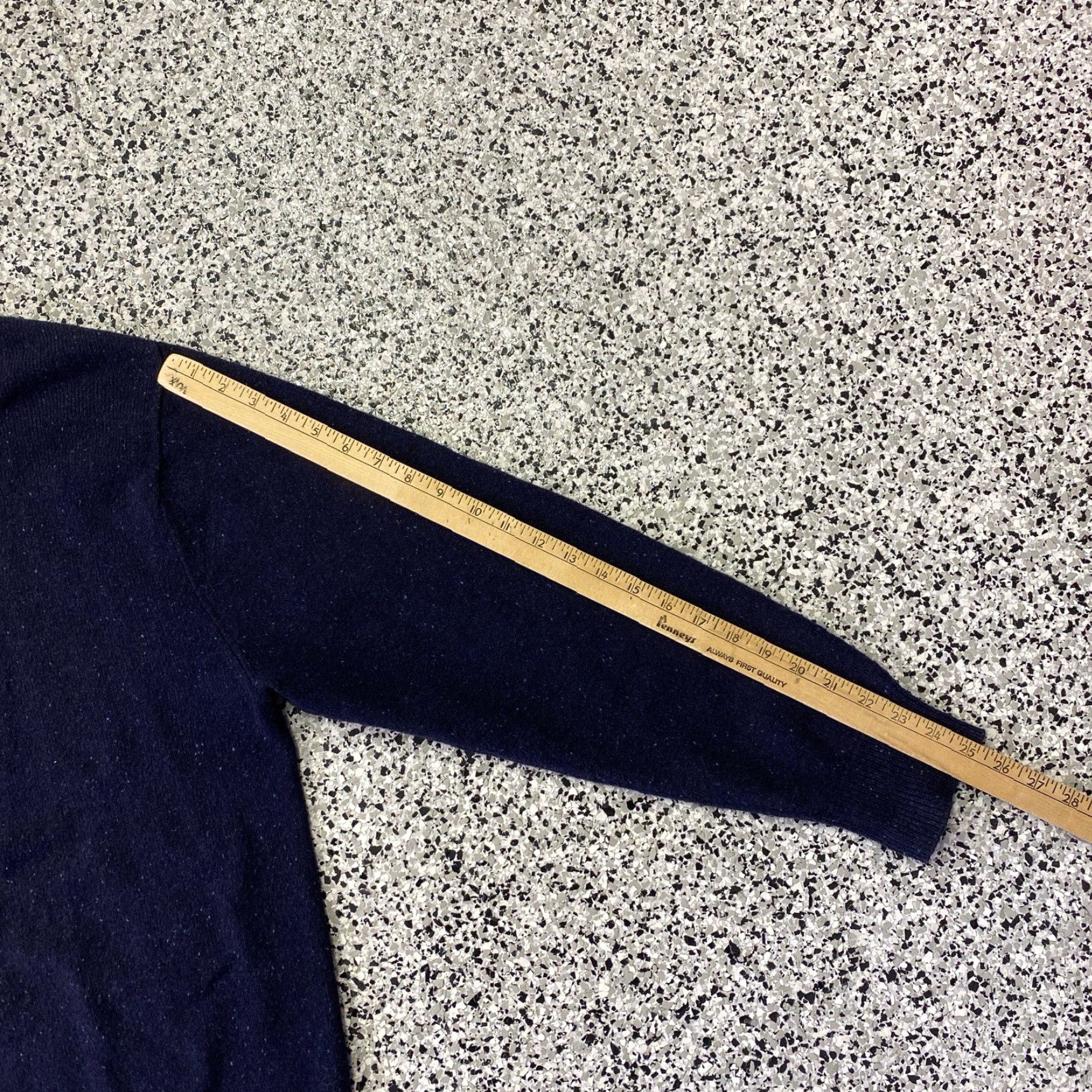 Orvis Orvis Sweater 1/4 Zip Pullover Wool Blue Mens Large Size US L / EU 52-54 / 3 - 4 Thumbnail