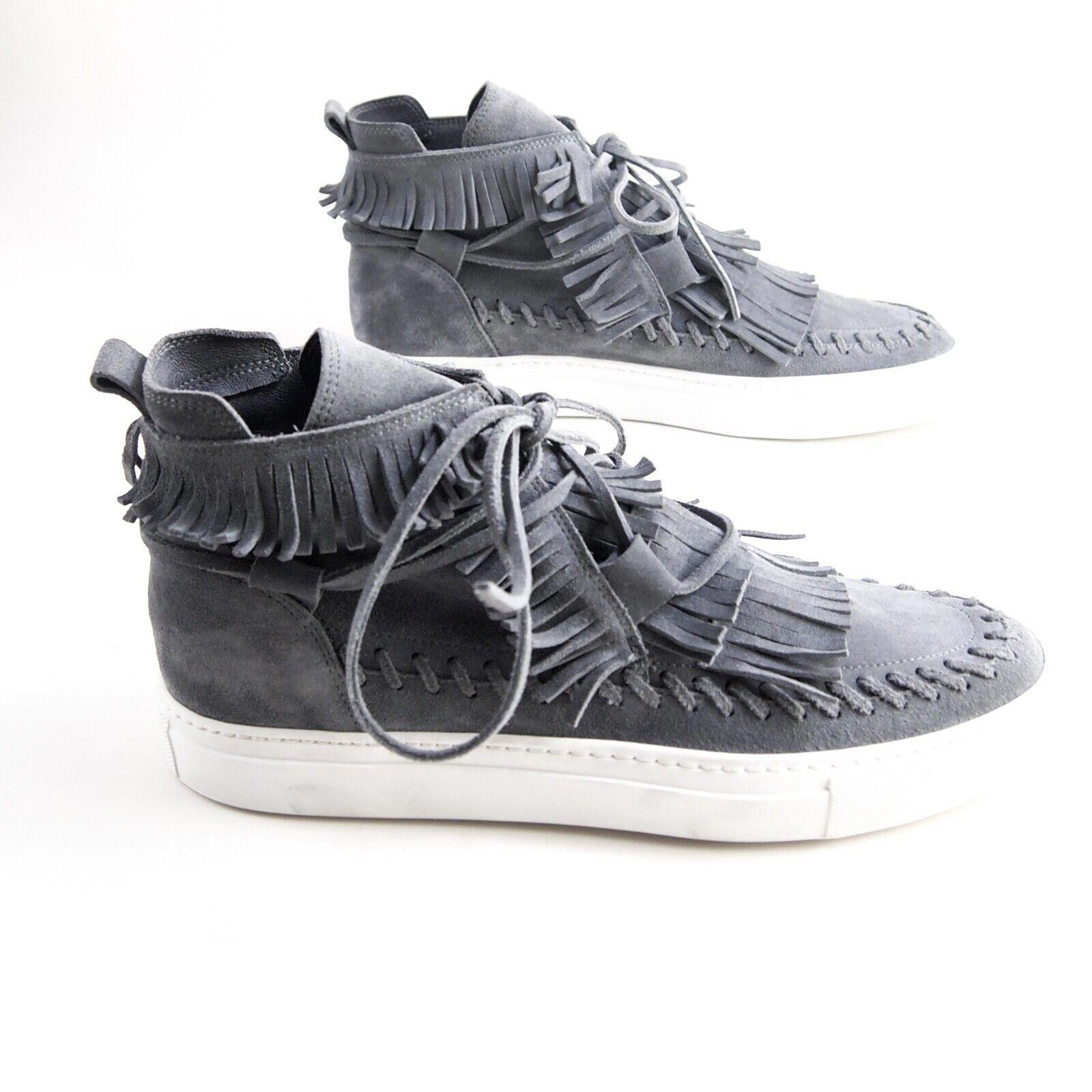 Casedei Casadei Fringe Sneakers Gray Suede Mens EU 41.5 US 8.5 Size US 8.5 / EU 41-42 - 7 Thumbnail
