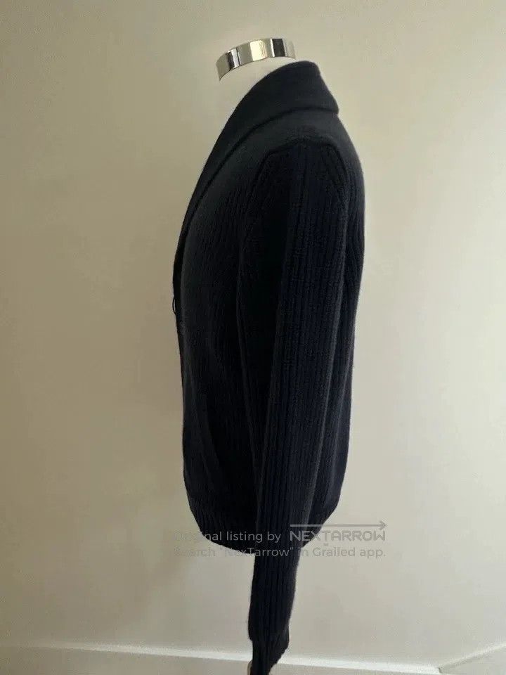 Loro Piana Loro Piana Men's cashmere mandarin collar knitted cardigan Size US L / EU 52-54 / 3 - 2 Thumbnail