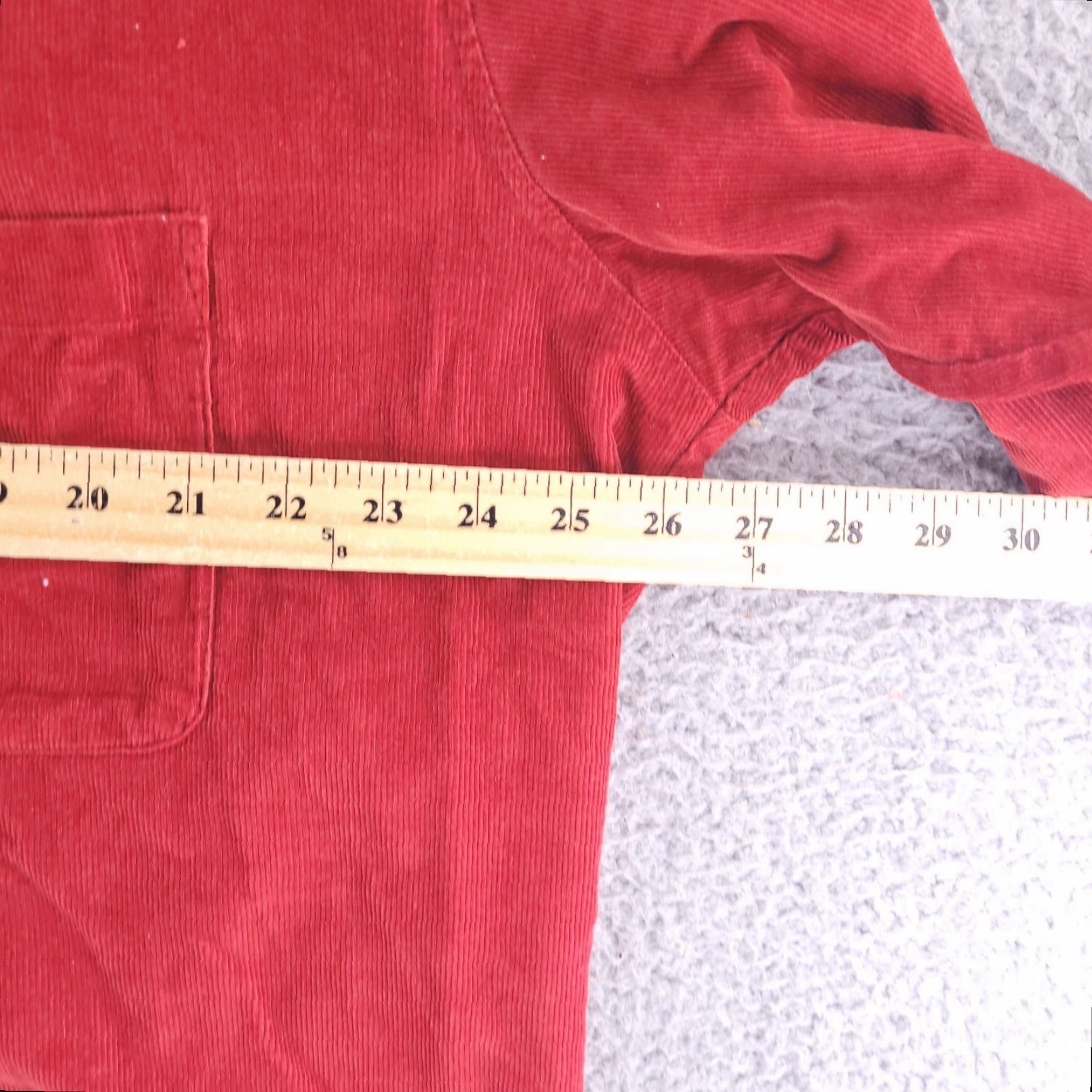 Vintage VINTAGE St Johns Bay Shirt Mens XL Red Corduroy Long Sleeve Button y2k 90s Size US XL / EU 56 / 4 - 5 Thumbnail