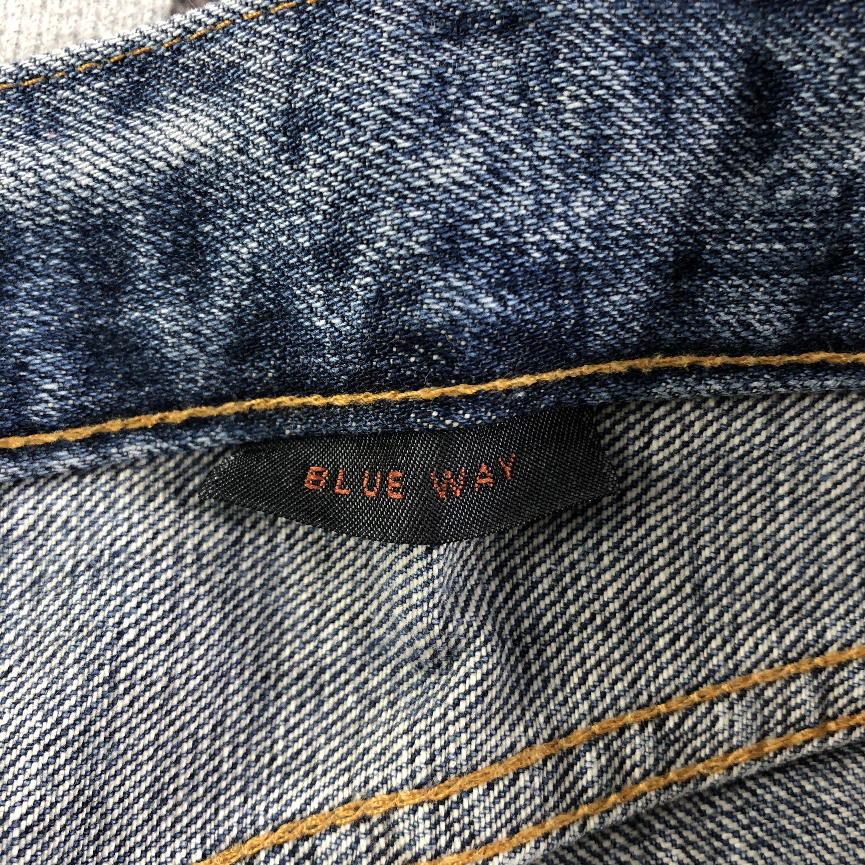 Japanese Brand Japanese Brand Blue Way Jeans Distressed Denim KJ1695 Size US 33 - 8 Thumbnail
