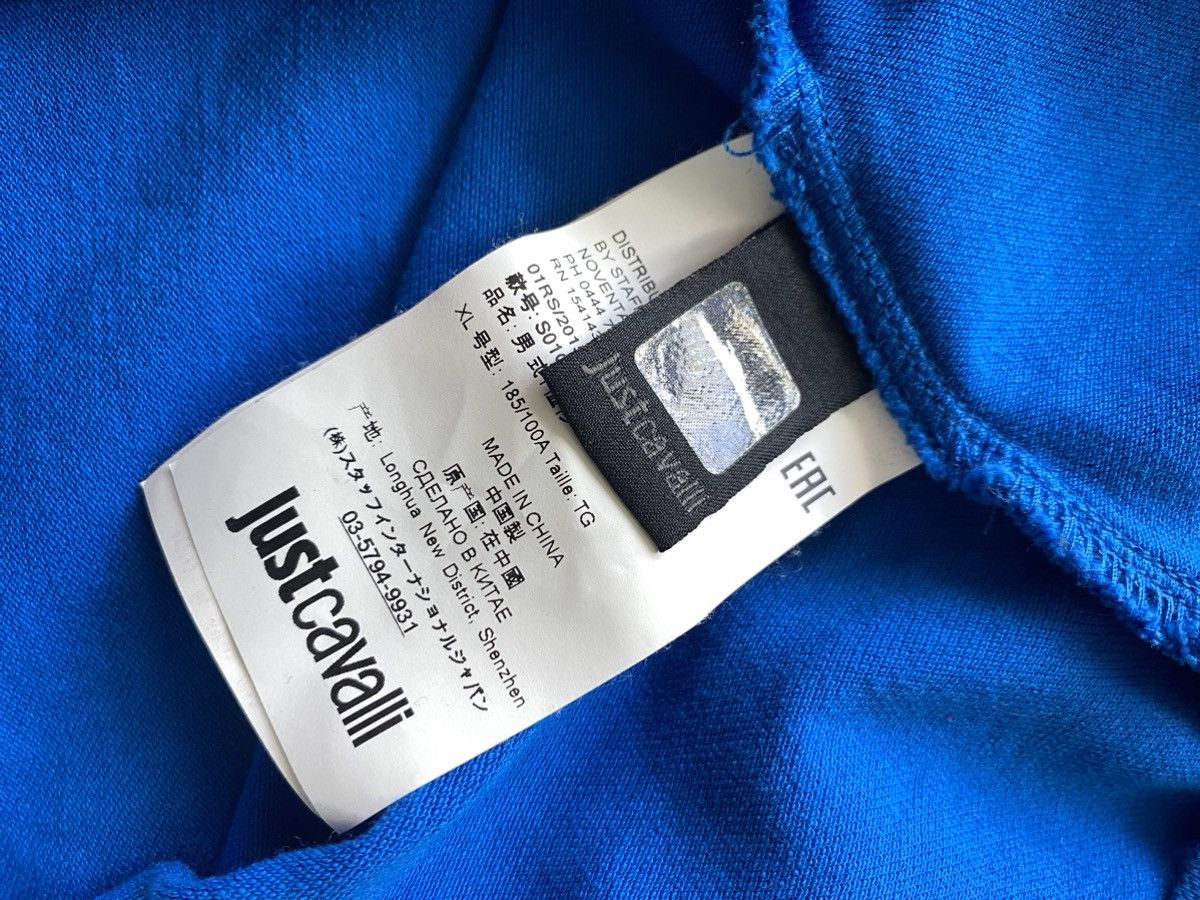 Just Cavalli Just Cavalli Callgraphy Script Logo Polo t shirt Size US XL / EU 56 / 4 - 7 Thumbnail