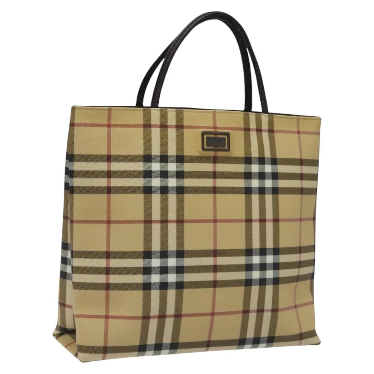 Burberry Burberry Nova Check Tote canvas check pattern Size ONE SIZE - 1 Thumbnail