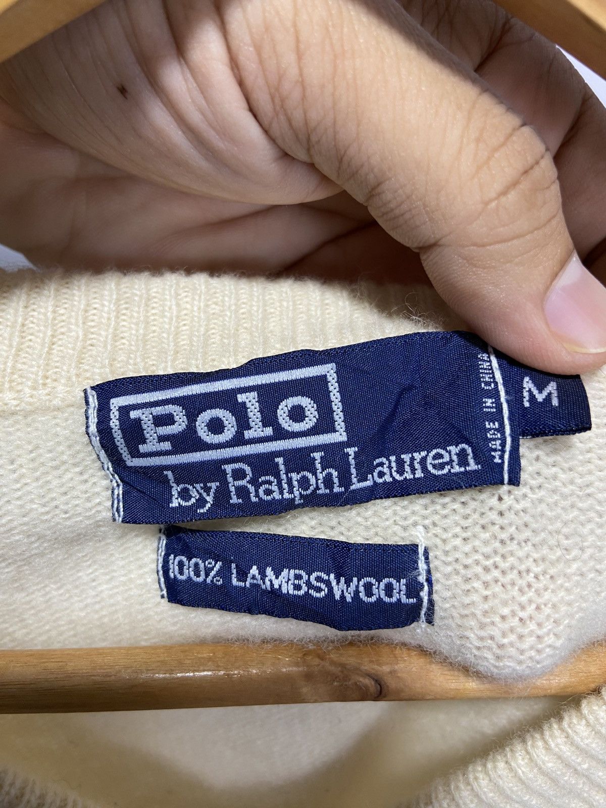 Homespun Knitwear × Polo Ralph Lauren × Vintage Vintage Polo Ralph Lauren Lambs Wool sweater Size US M / EU 48-50 / 2 - 9 Thumbnail