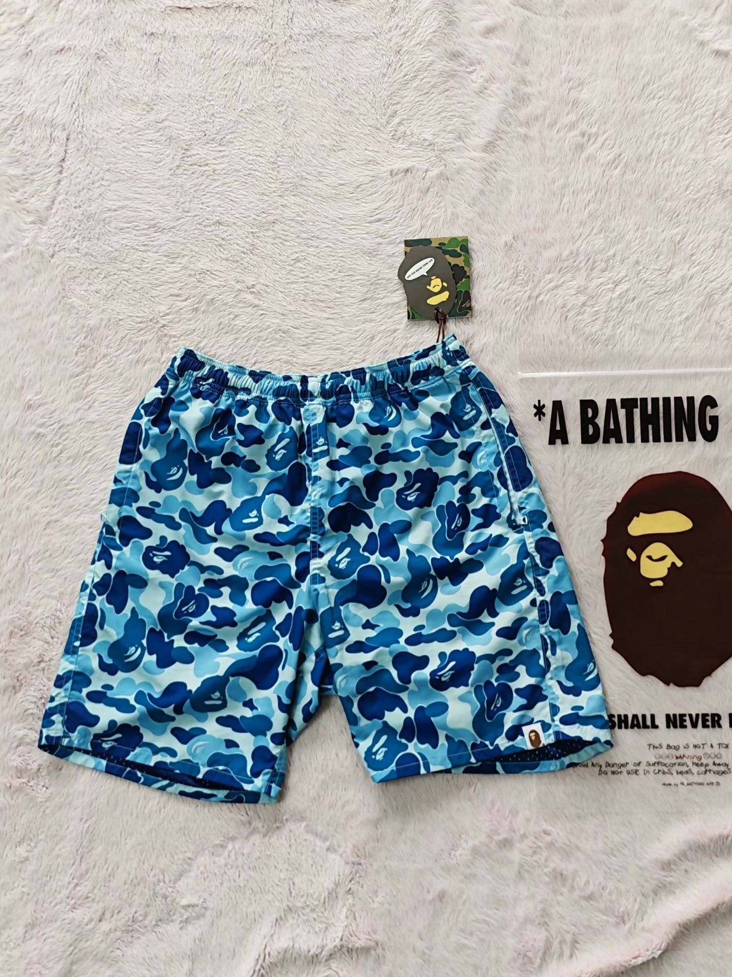 Bape Bape Blue Shorts S Men Size US 30 / EU 46 - 1 Thumbnail