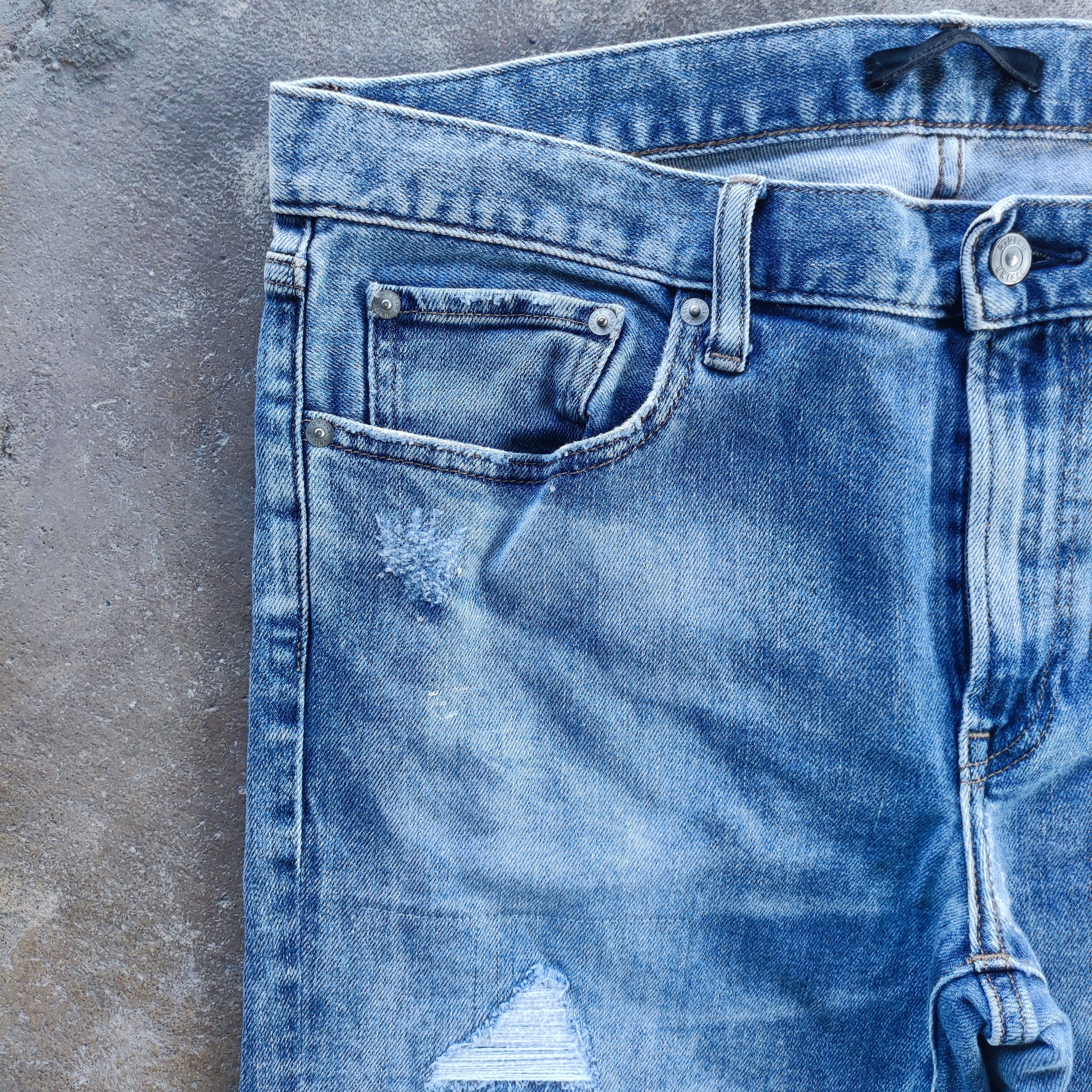 Japanese Brand Vintage Japanese Brand Slim Jeans Distressed Faded Pants Size US 38 / EU 54 - 5 Thumbnail