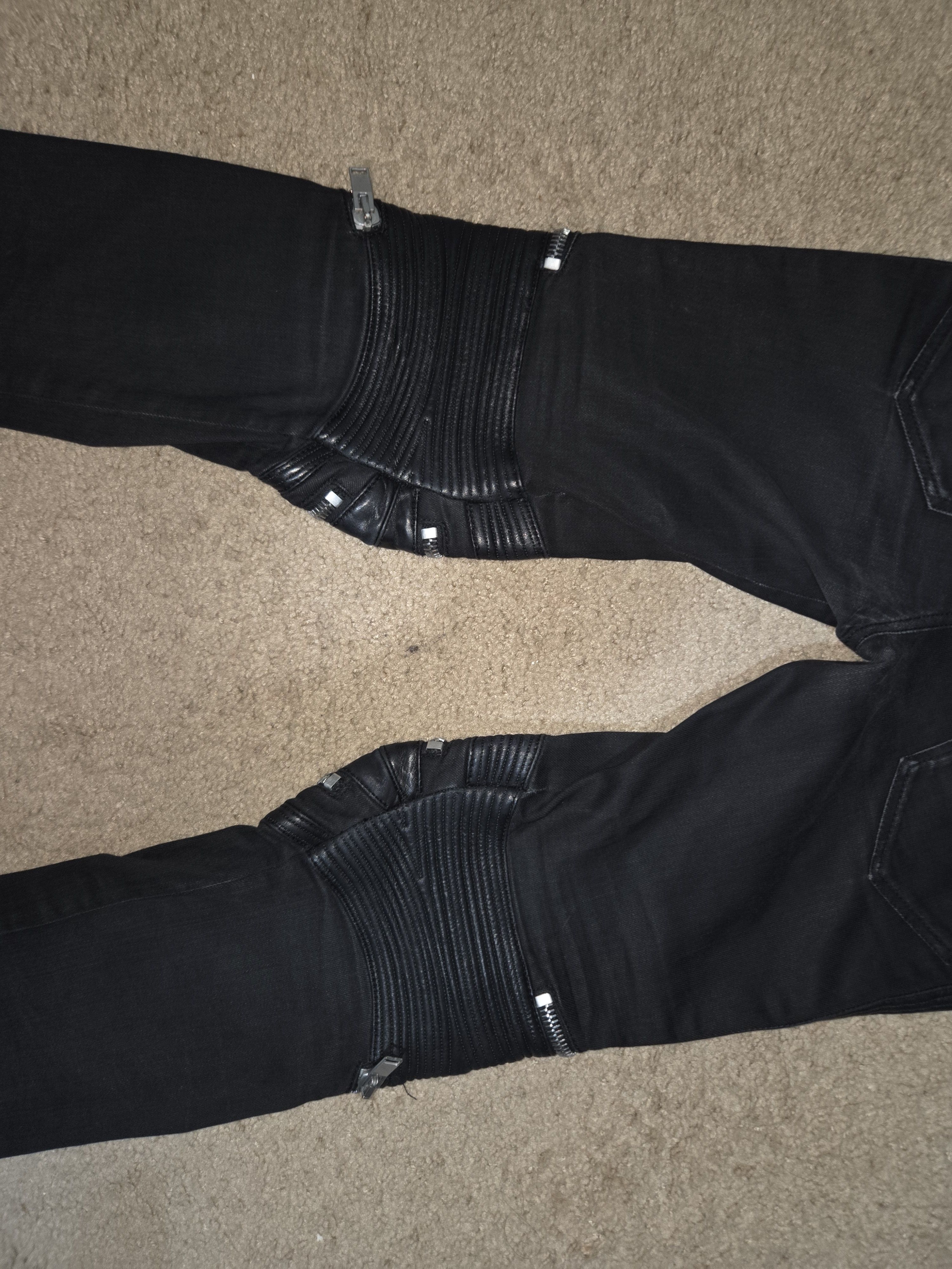 Saint Laurent Paris Saint Laurent D04 Moto Denim Size US 29 - 7 Thumbnail