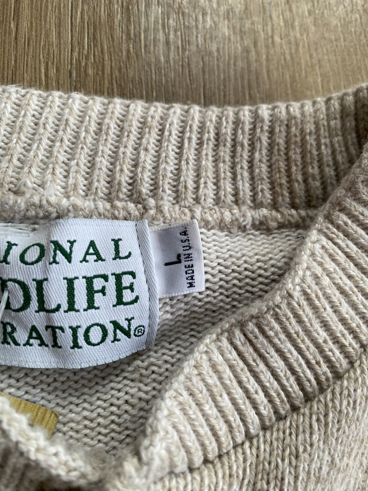 Vintage Vintage 3D Eagle Nature Knit sweater Size US L / EU 52-54 / 3 - 3 Thumbnail