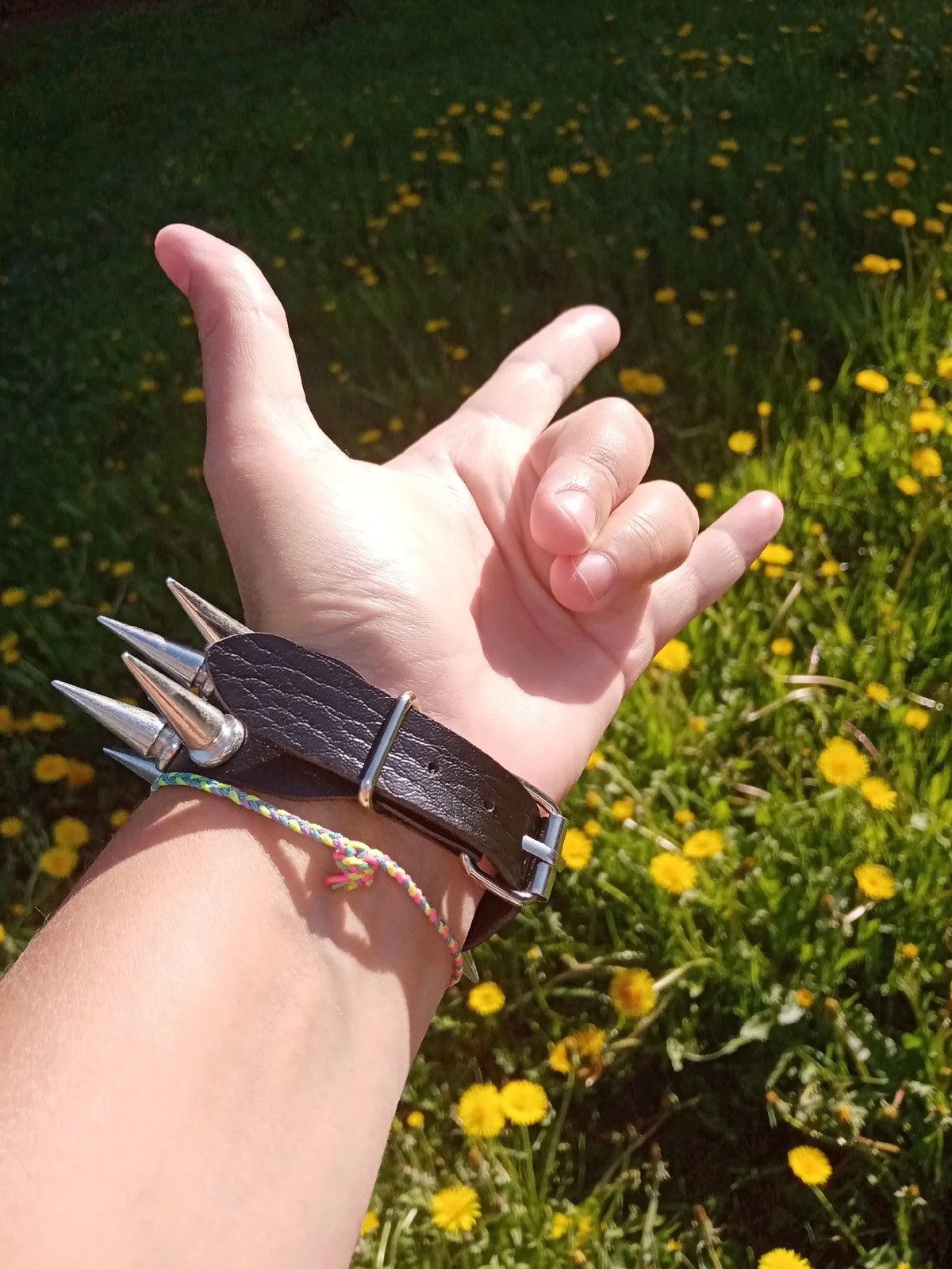 Vintage Spiked Bracelet Bangle Size ONE SIZE - 6 Thumbnail