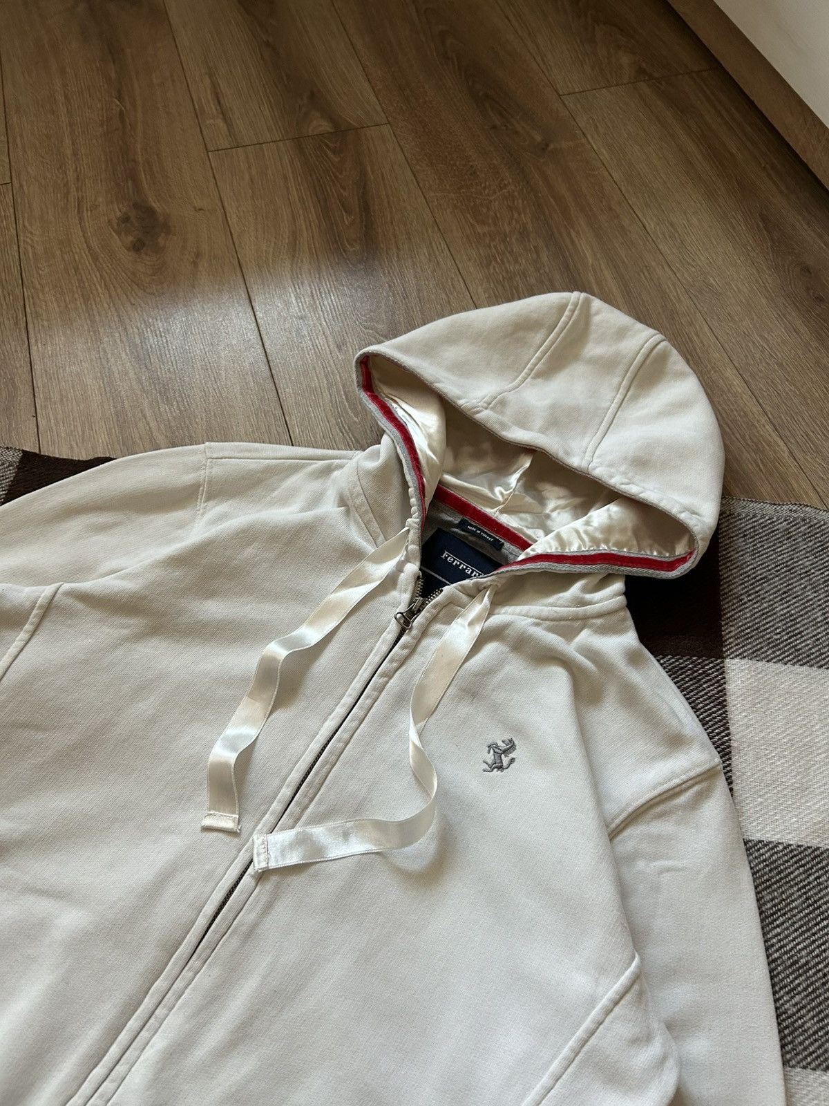Ferrari × Vintage Vintage Ferrari y2k zip-hoodies mens racing Size US M / EU 48-50 / 2 - 3 Thumbnail