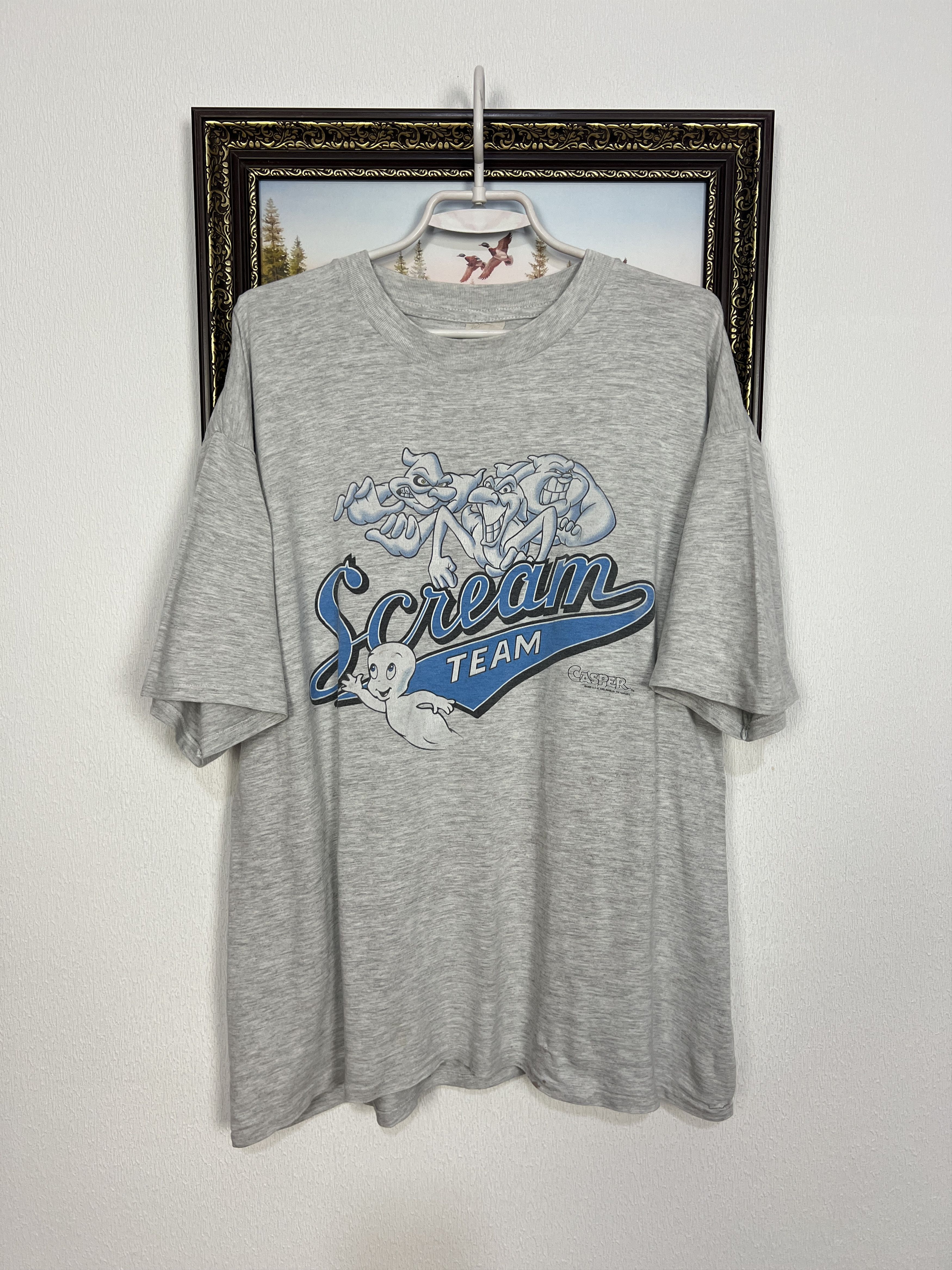 Vintage Casper The Ghost Shirt Over Print Tee Movie Cartoons Size US XL / EU 56 / 4 - 1 Thumbnail