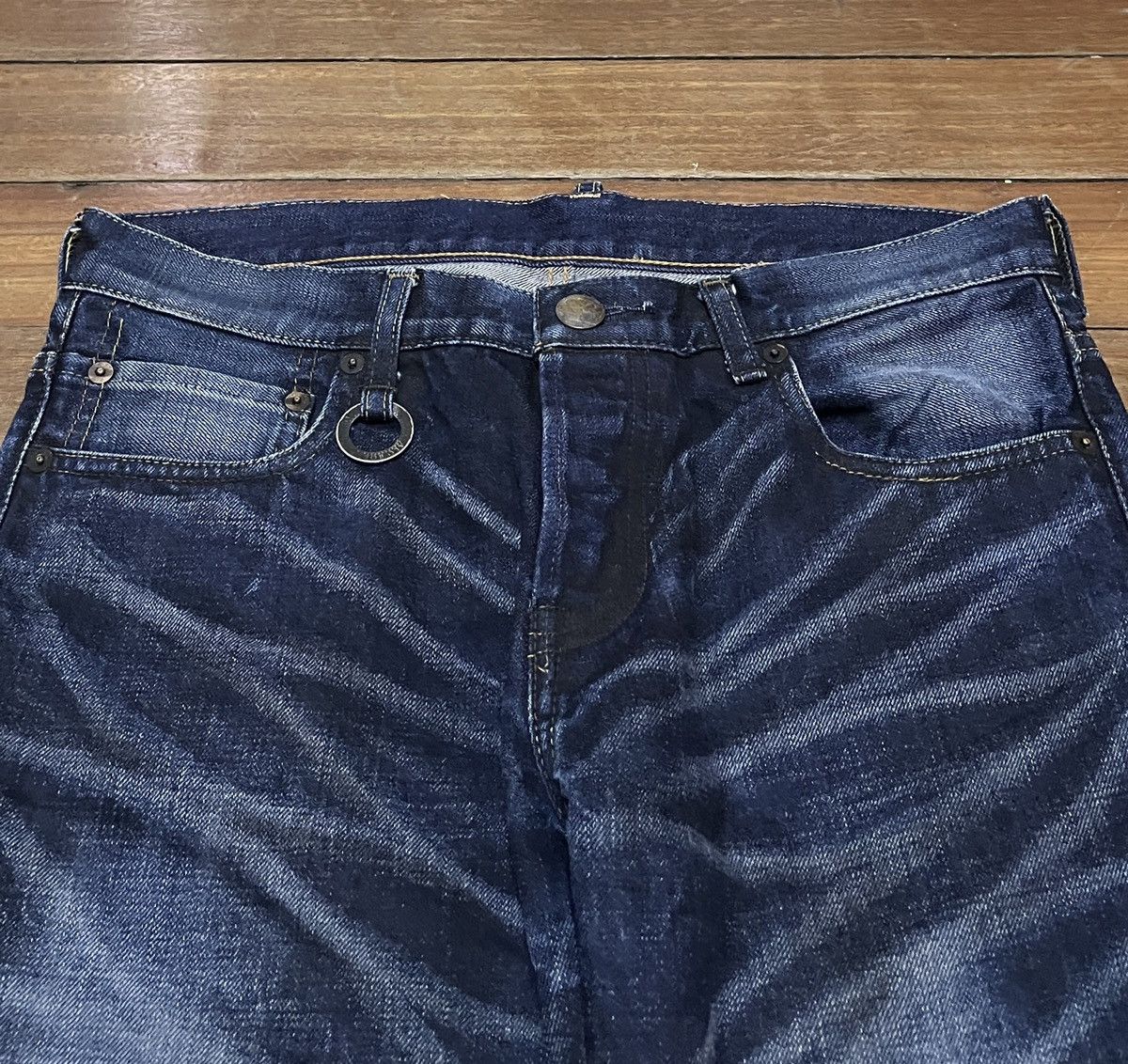 14th Addiction Very Rare Vintage Brand Buffalo Bobs Flared Jeans 1990s Size US 33 - 3 Thumbnail