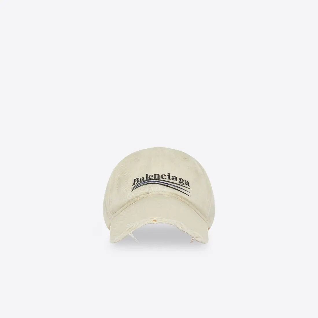 Balenciaga o1mt1gz0525 Size: M / Political Campaign Destroyed Hat / Cap Size ONE SIZE - 1 Thumbnail