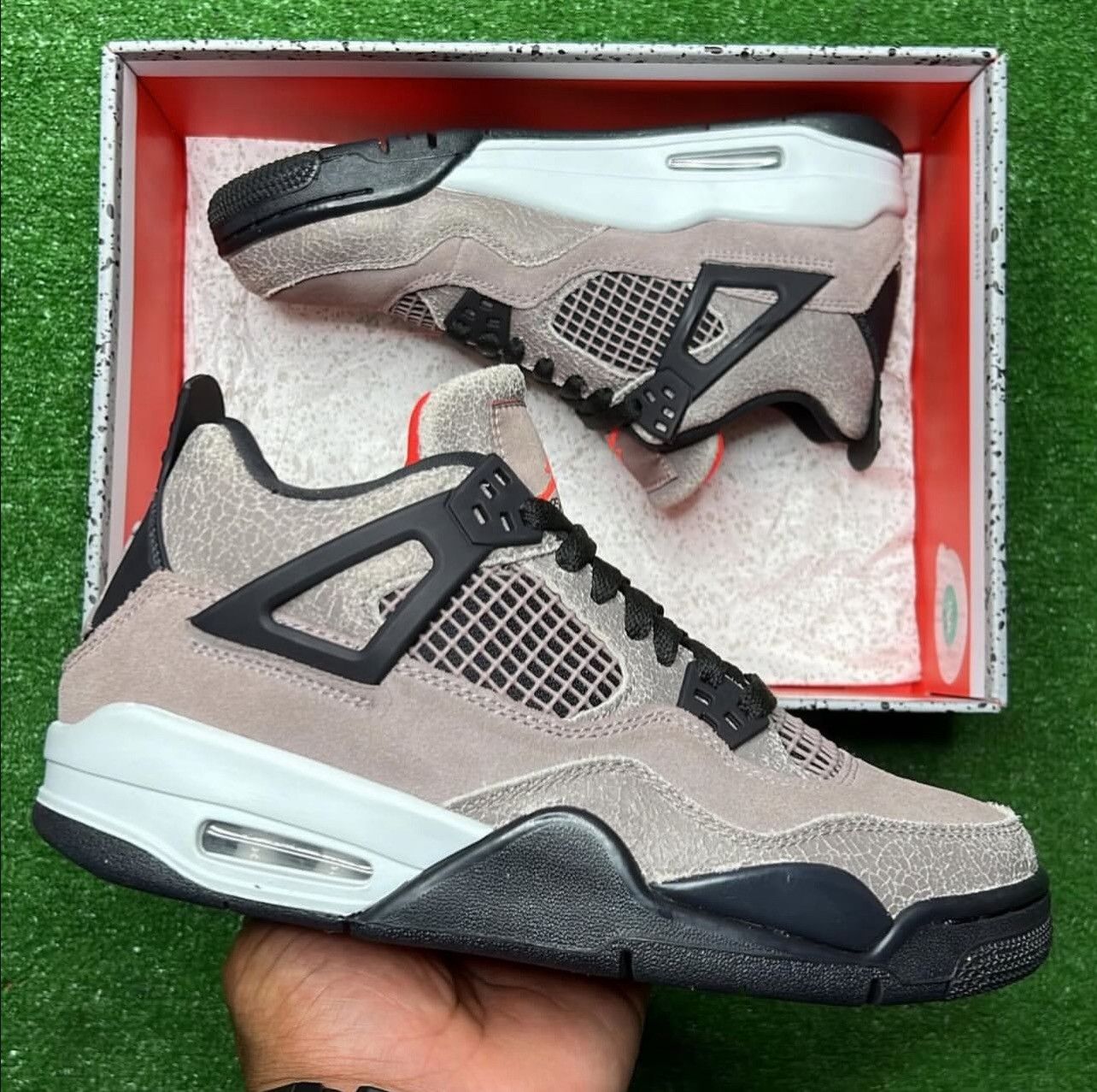 Jordan Brand Air Jordan 4 Retro GS ‘ Taupe Haze ‘ Size US 6 / EU 39 - 3 Thumbnail