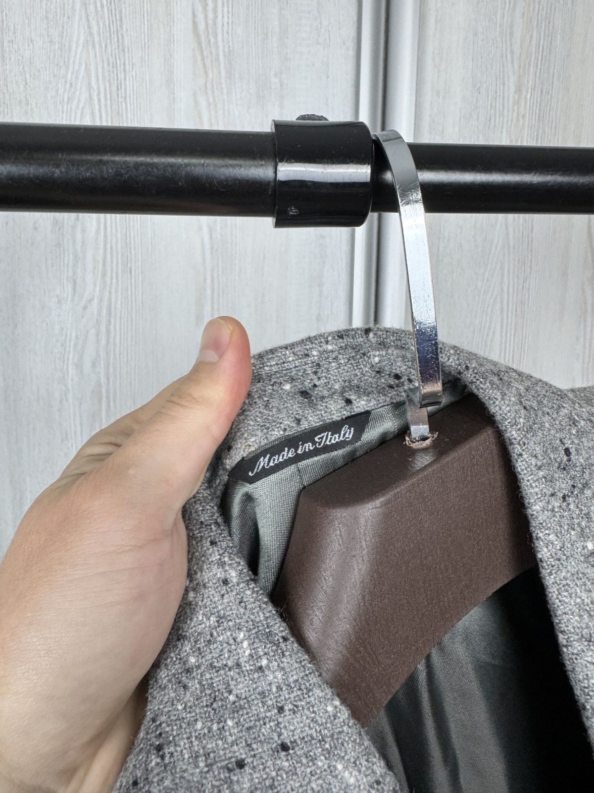 Yves Saint Laurent Yves Saint Laurent x Lanificio Paoletti wool tweed blazer Size 38R - 9 Thumbnail