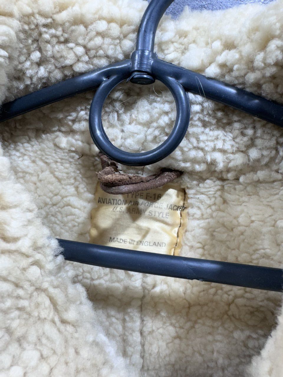 Other F16 Type Aviation Air Force US Army Style Sheepskin Jacket Size US M / EU 48-50 / 2 - 7 Thumbnail