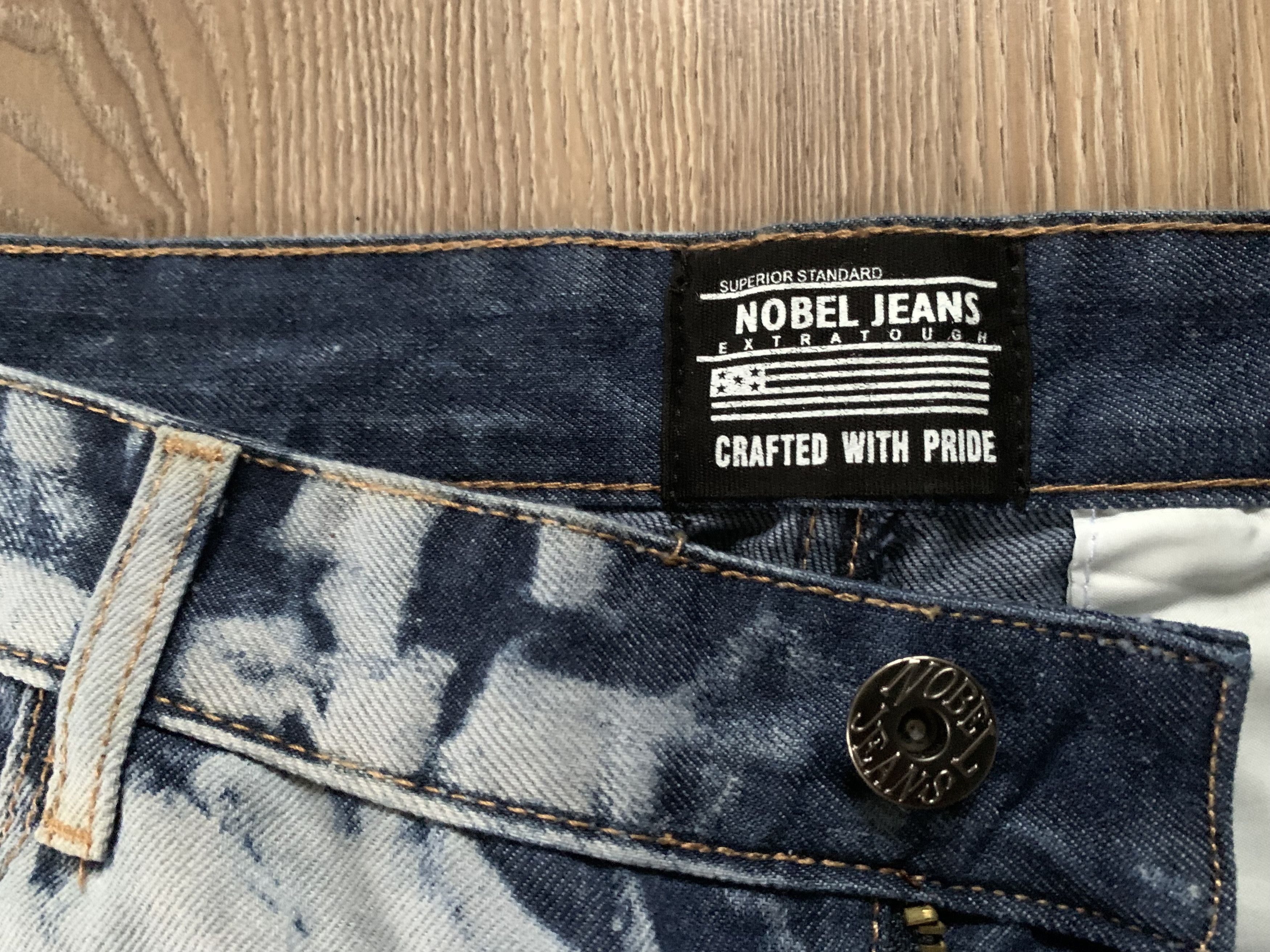 Denime Nobel League Tie Dye Pocket Cargo Jeans Size US 38 / EU 54 - 8 Thumbnail