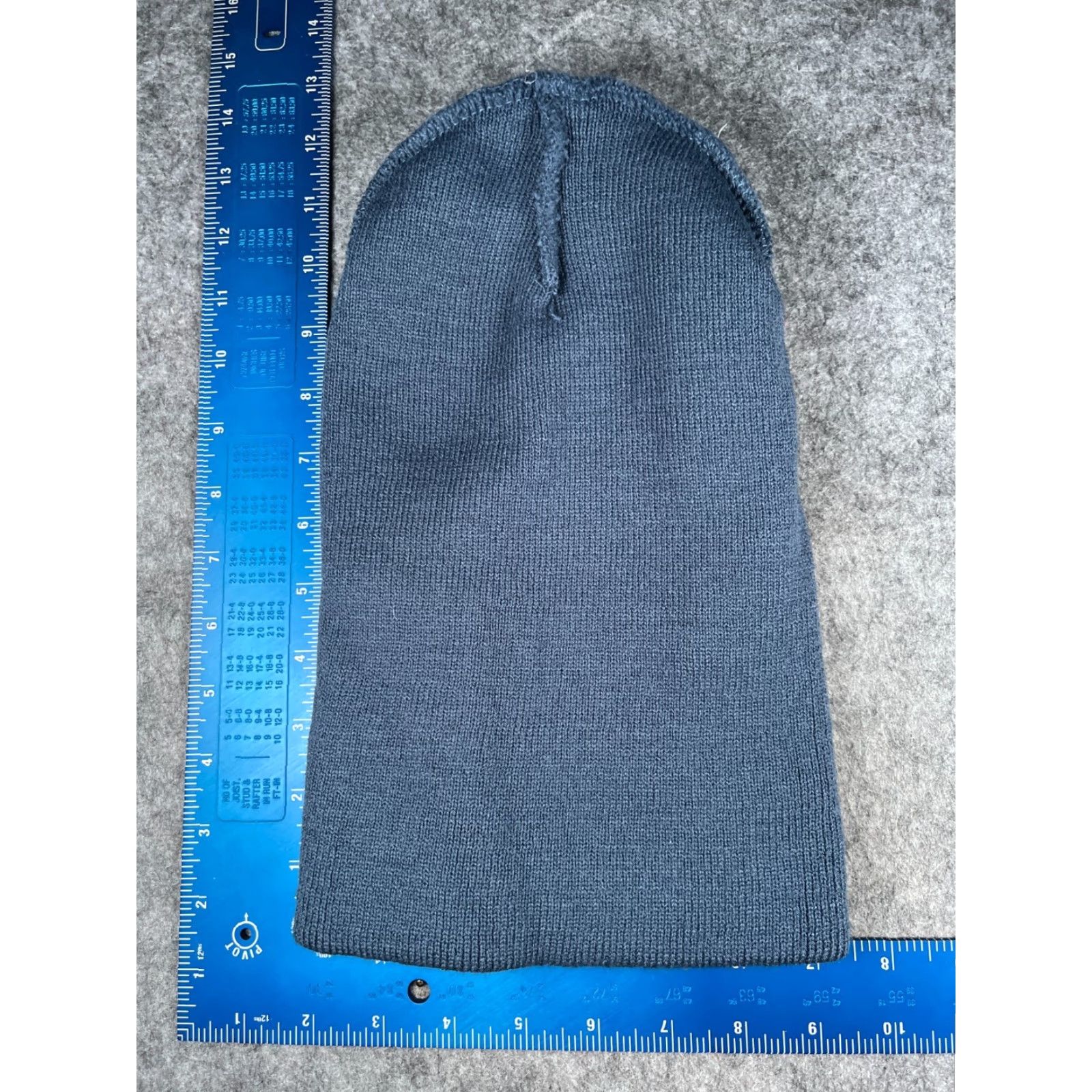 Vintage Beanie Logan Ranch Adult One Size Blue Knit 100% Acrylic Embroidered Hat/Cap Unbranded Unisex Adults Size ONE SIZE - 6 Thumbnail