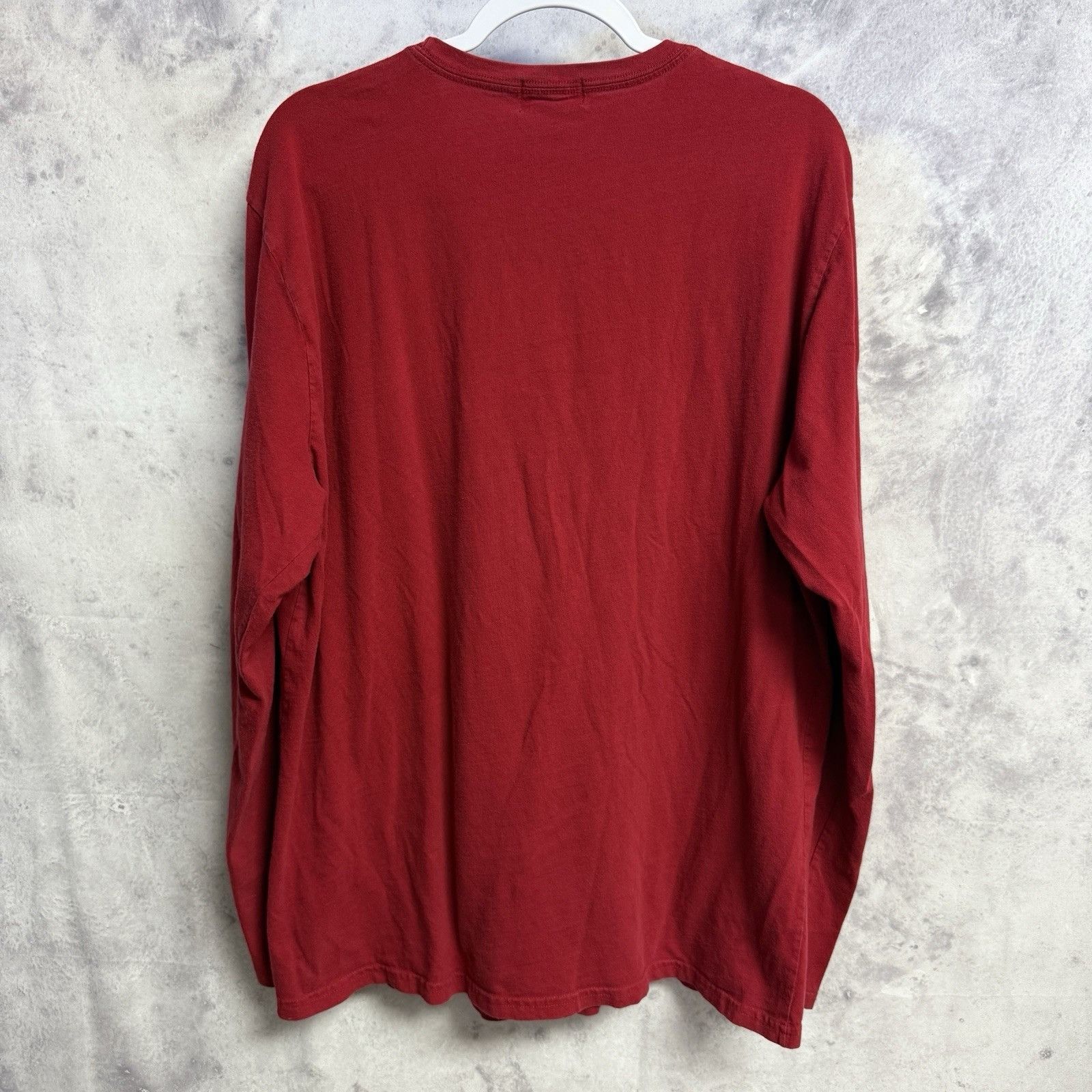 Polo Ralph Lauren Vintage Polo Jeans Co T Shirt Mens Large 23x29.5 Red Long Sl Size US L / EU 52-54 / 3 - 3 Thumbnail