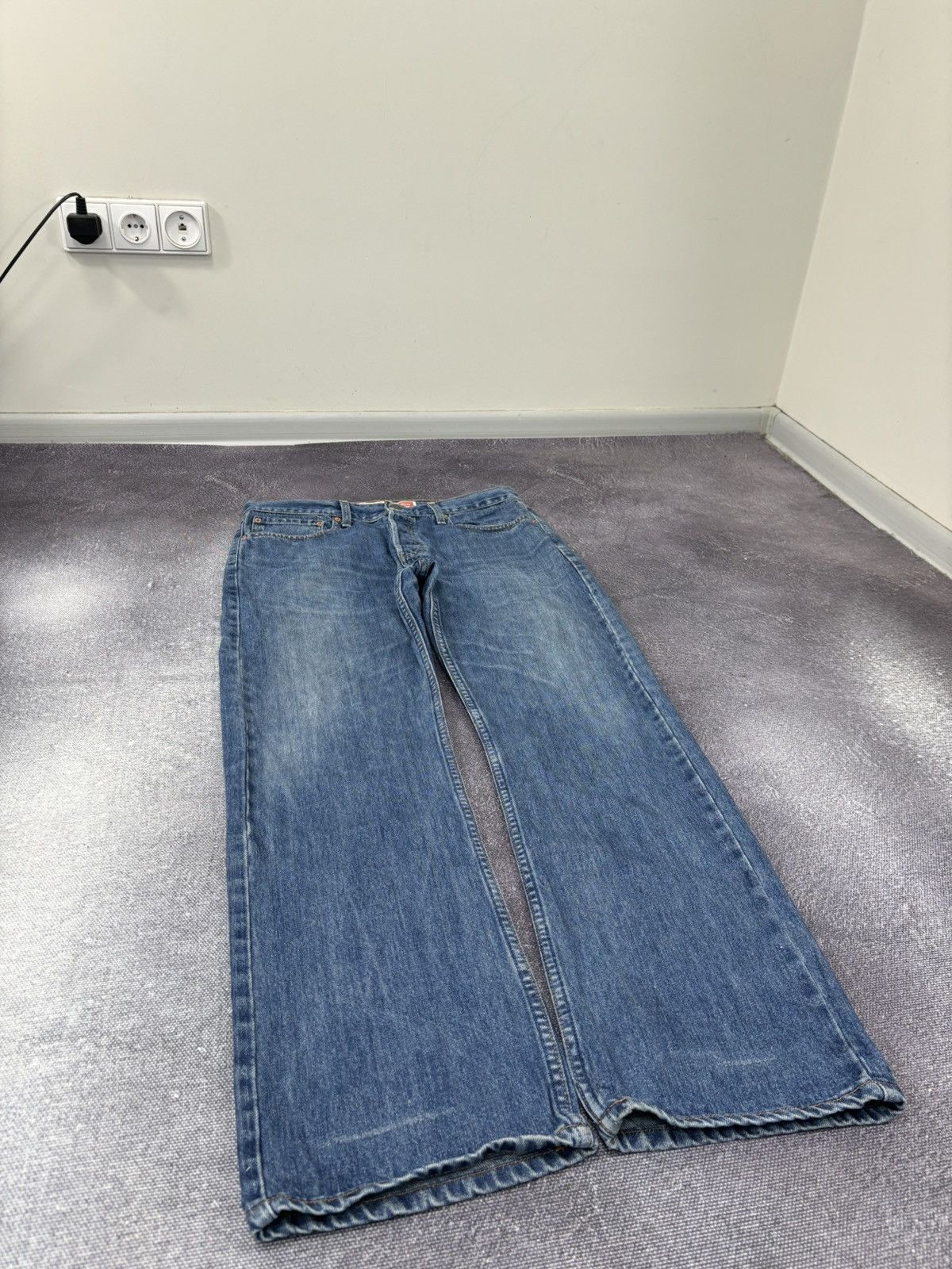 Levi's Vintage Levi’s Signature USA Hype Blue Denim Baggy Jeans Size US 34 / EU 50 - 8 Thumbnail
