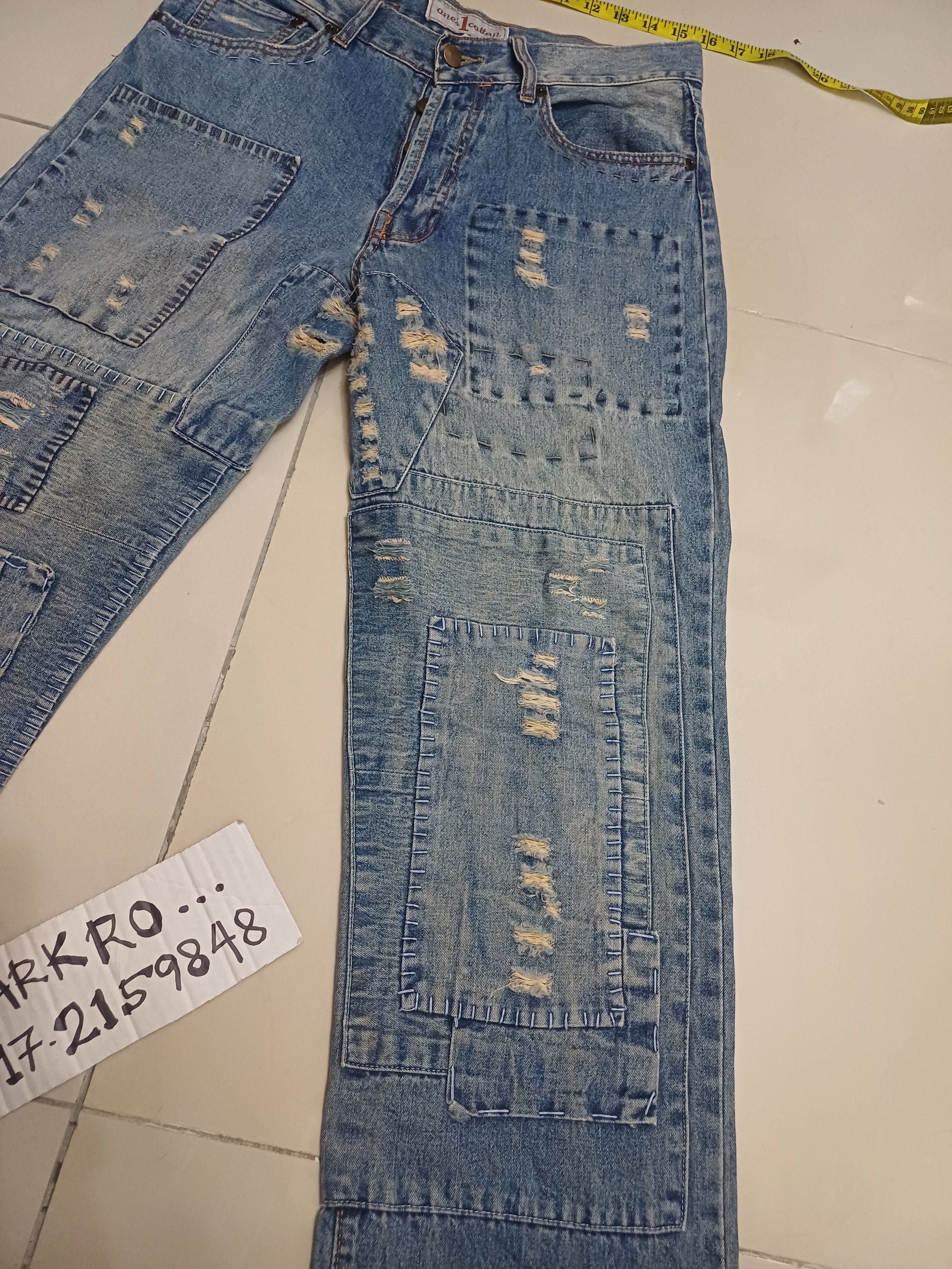 Other Sashiko Distressed design jeans... 🔥🔥🔥 Size US 30 / EU 46 - 8 Thumbnail