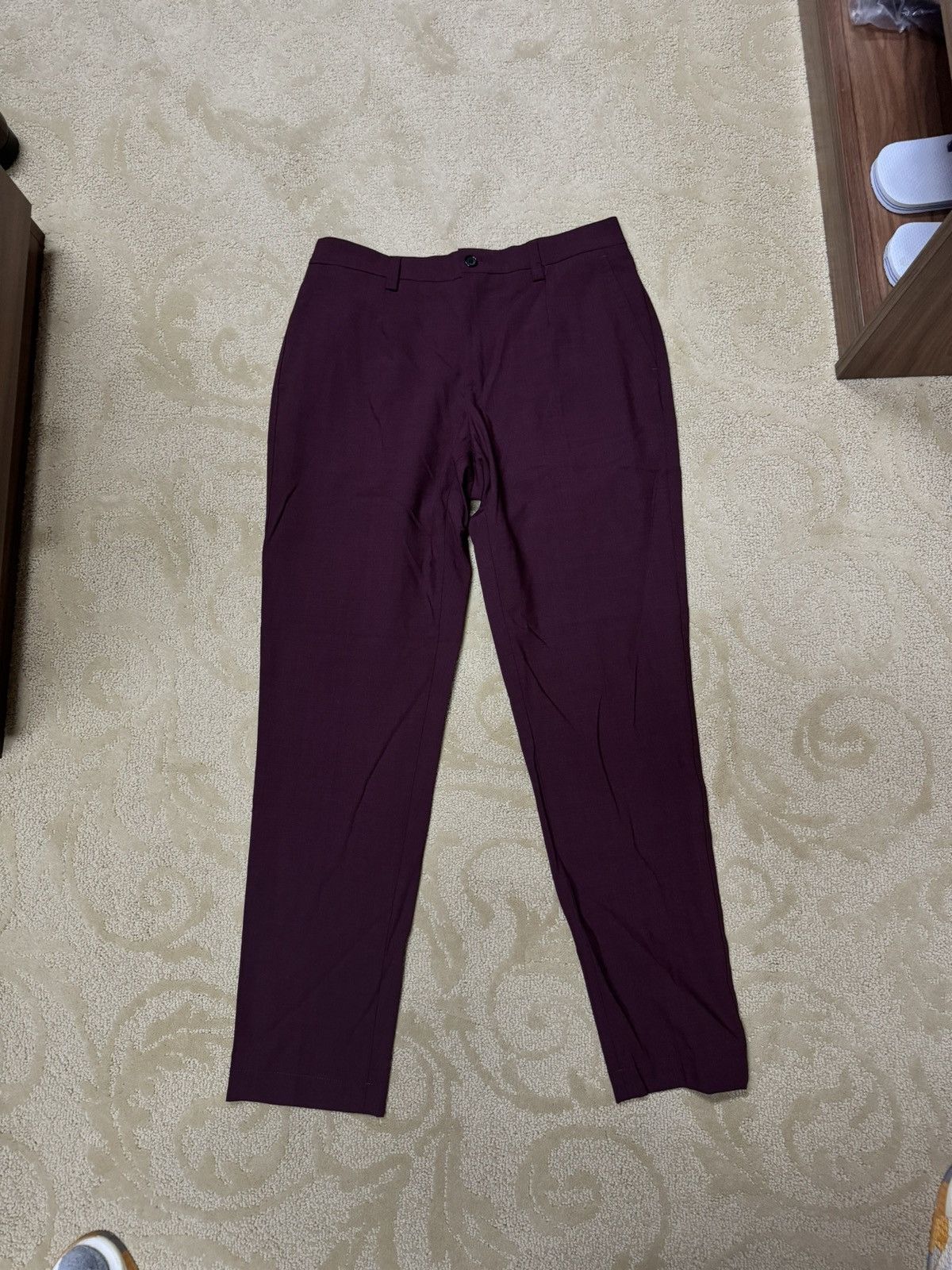 Dolce & Gabbana Dolce & Gabbana Maroon Pants Size US 30 / EU 46 - 1 Thumbnail