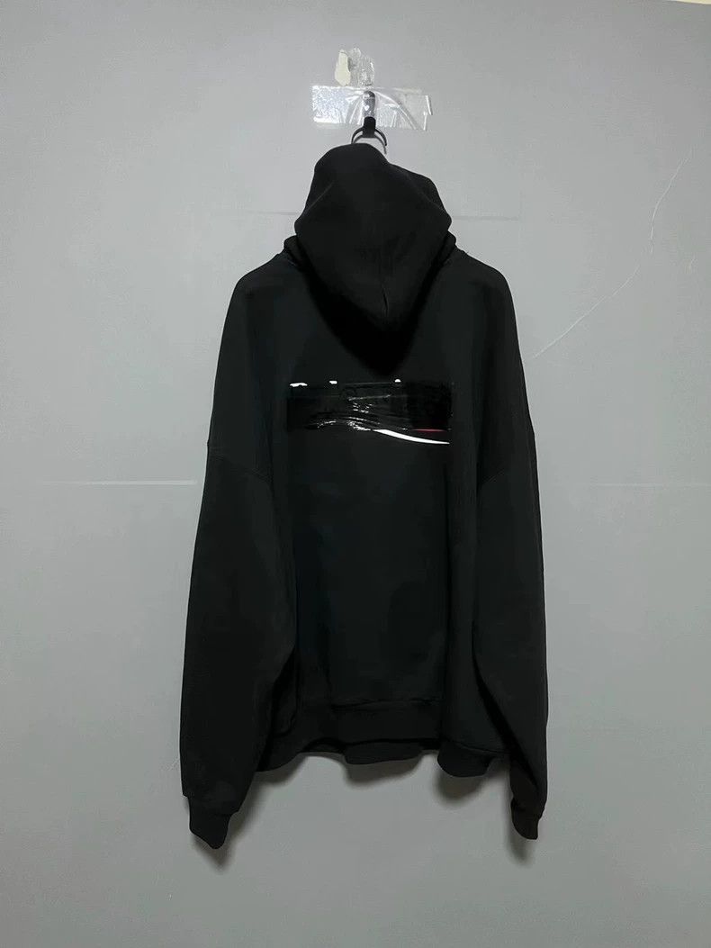 Balenciaga Balenciaga new adhesive tape cola hoodie-2506 Size US XL / EU 56 / 4 - 2 Thumbnail