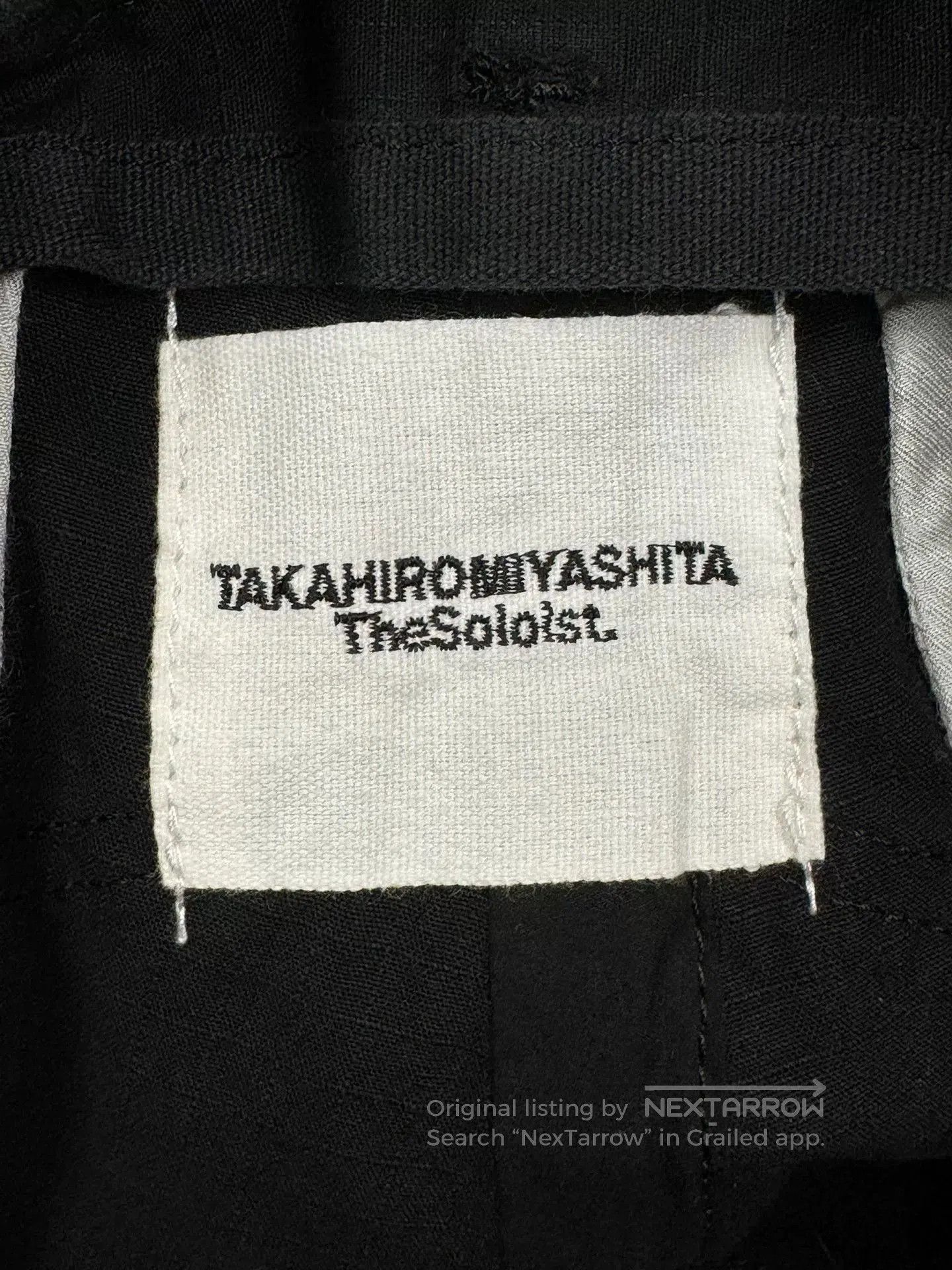 Takahiromiyashita The Soloist. stylish soloist cargo pants in black. Size US 34 / EU 50 - 5 Thumbnail