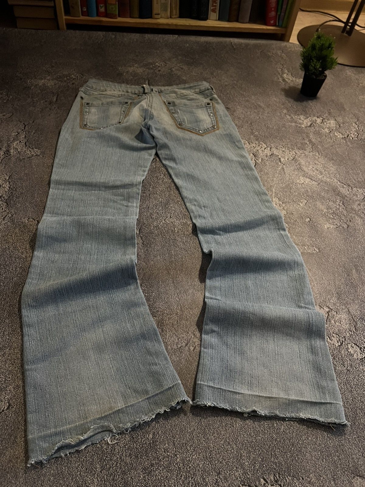 Vintage Swag Flared Y2K Jean / Light Drip Retro Number Nine Style Size US 30 / EU 46 - 3 Thumbnail