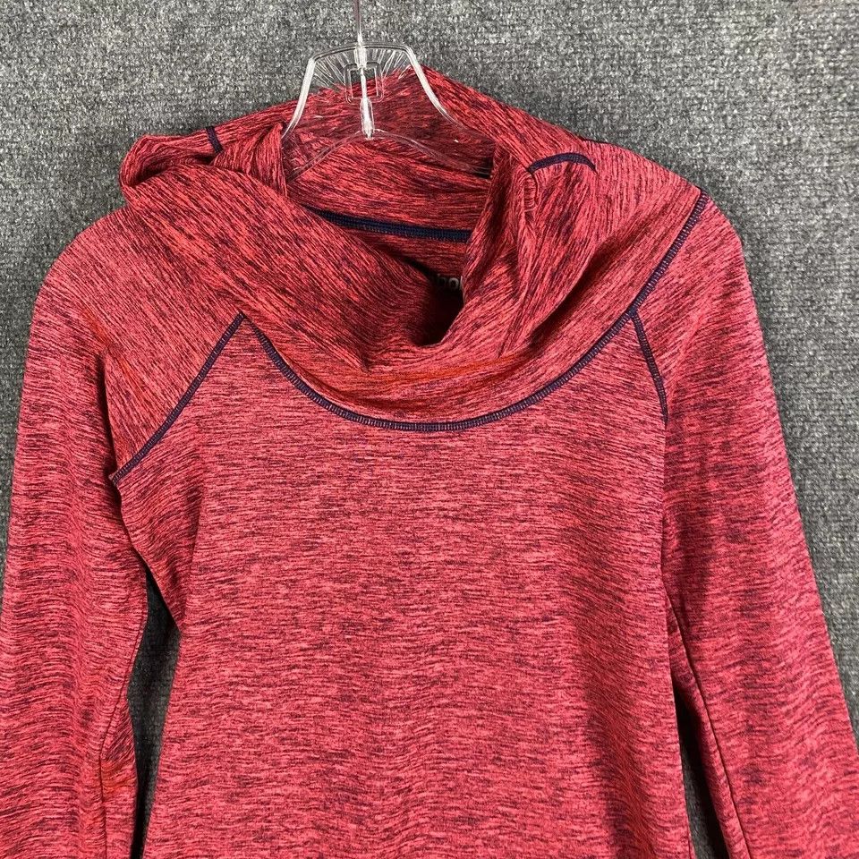 Reebok Reebok Active Jacket Pullover Women's Small Cowl Neck Red S Size S / US 4 / IT 40 - 2 Thumbnail