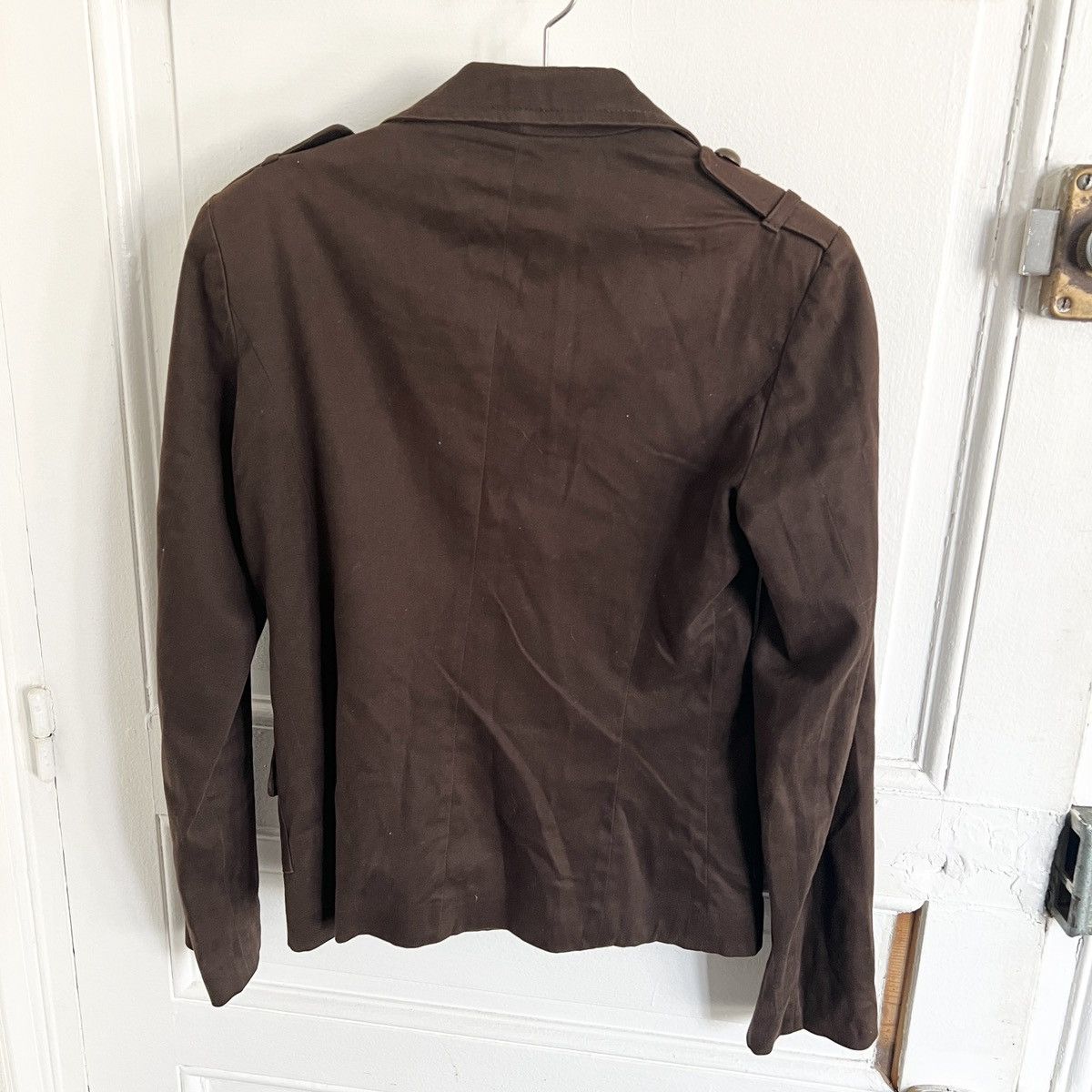 Y2K Brown Jacket Military like diesel d&g dolce jpg cdg