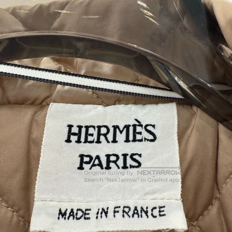 Hermes Hermes Khaki Collar Cashmere Cotton Jacket Size XS / US 0-2 / IT 36-38 - 4 Thumbnail