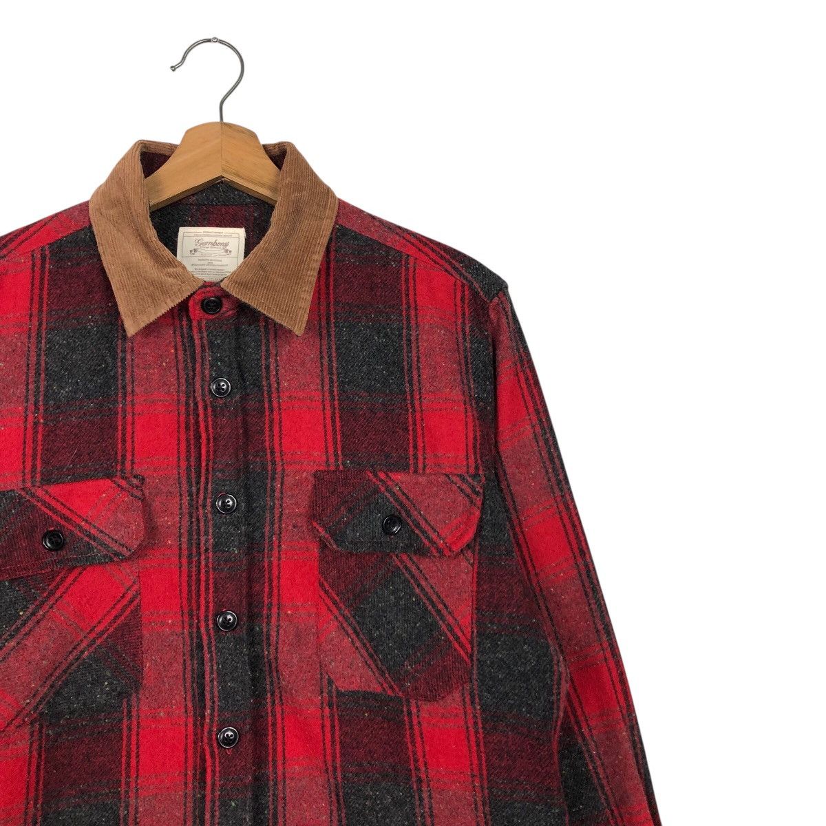 Flannel × Japanese Brand × Vintage 📌Vintage Wool Shirt Jacket Tartan Gembony Issey Miyake Size US L / EU 52-54 / 3 - 7 Thumbnail
