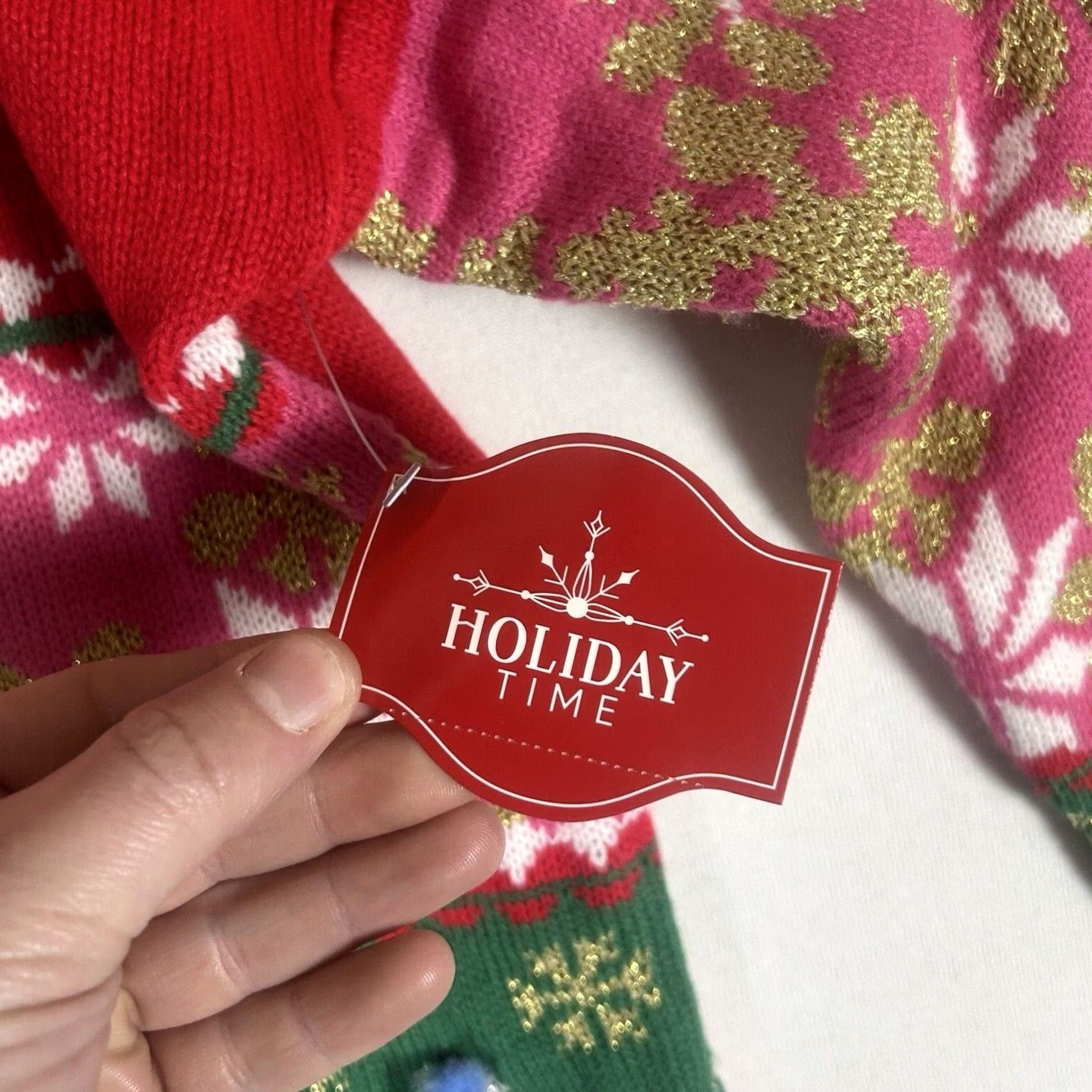 Vintage VINTAGE Ugly Christmas Sweater NEW Womens Juniors XL 16-18 Holiday Merry X-mas Red NWT Size XL / US 12-14 / IT 48-50 - 3 Thumbnail