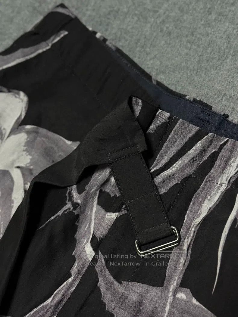 Yohji Yamamoto Yohji Yamamoto size 1 Cropped Silk Floral Wide Leg Kendo Pa Size US 28 / EU 44 - 5 Thumbnail