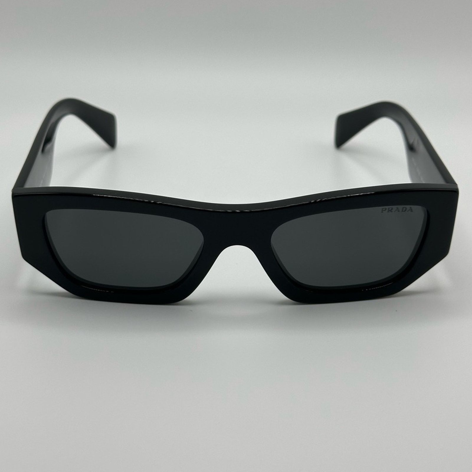 Prada PRADA Sunglasses PRA01S 16K08Z Black/Dark Grey Unisex NEW Size ONE SIZE - 2 Thumbnail