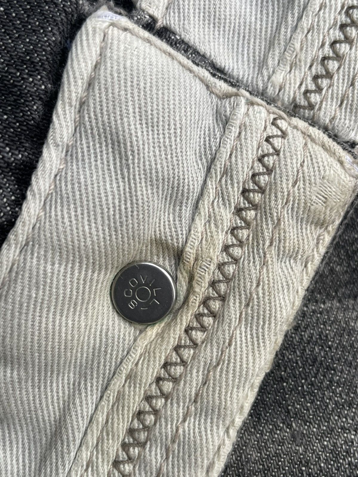 Yohji Yamamoto Against All Risk Distresed Jeans Size US 35 - 22 Thumbnail
