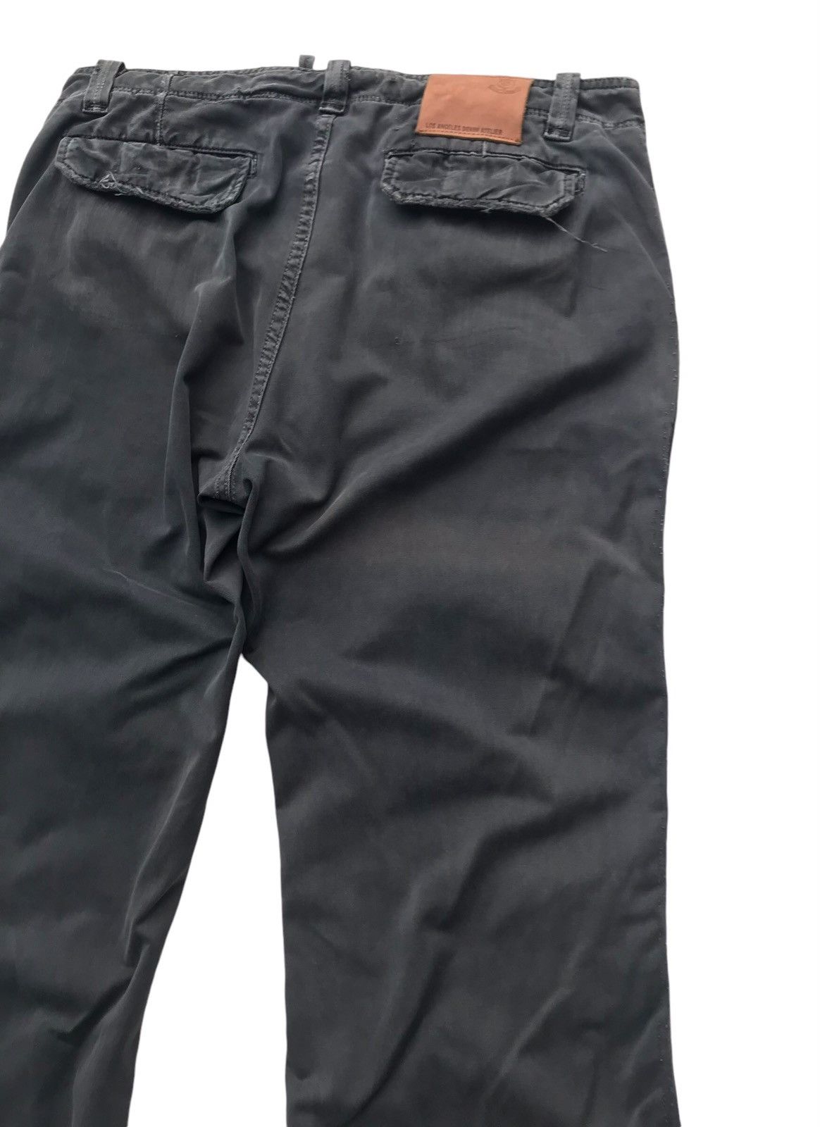 Designer LA Denim Artelier Ripped Streetwear Distressed Pants Size US 35 - 9 Thumbnail