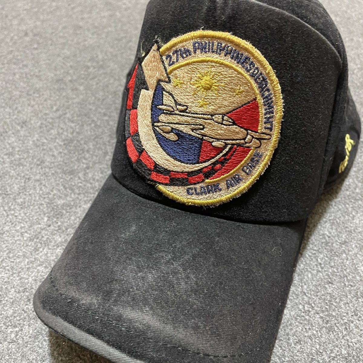 Vintage Vintage Hat Clark Air Base Philippines SouvenirMilitary Size ONE SIZE - 2 Thumbnail
