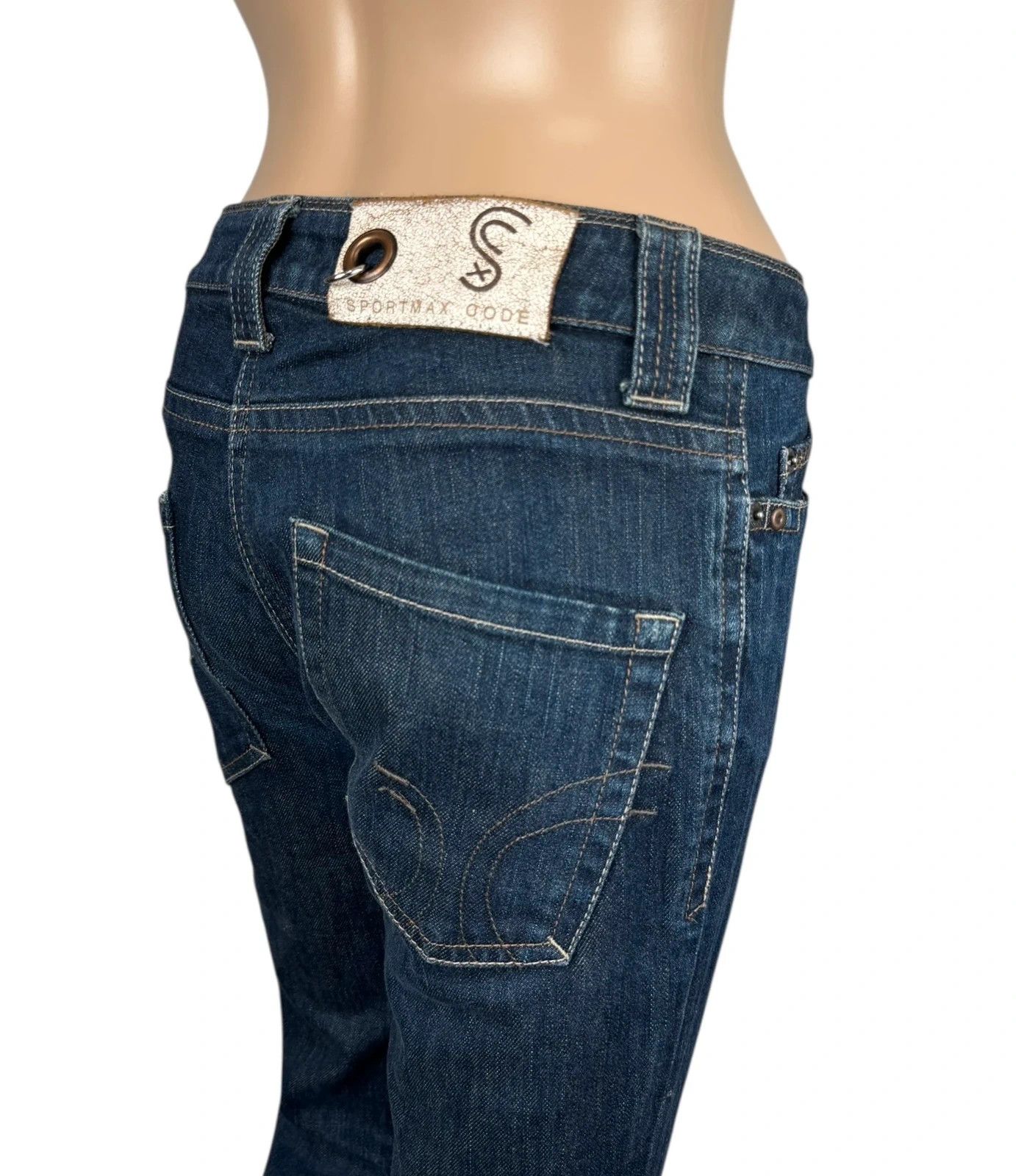 Sportmax Sportmax Code Vintage Crop Jeans Slim size US4 I38 Size 27" / US 4 / IT 40 - 9 Thumbnail