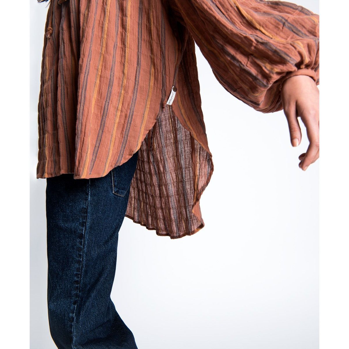 Anthropologie Free People Desert Stripe Tangiers Top ONE TEASPOON $158 S Size S / US 4 / IT 40 - 5 Thumbnail