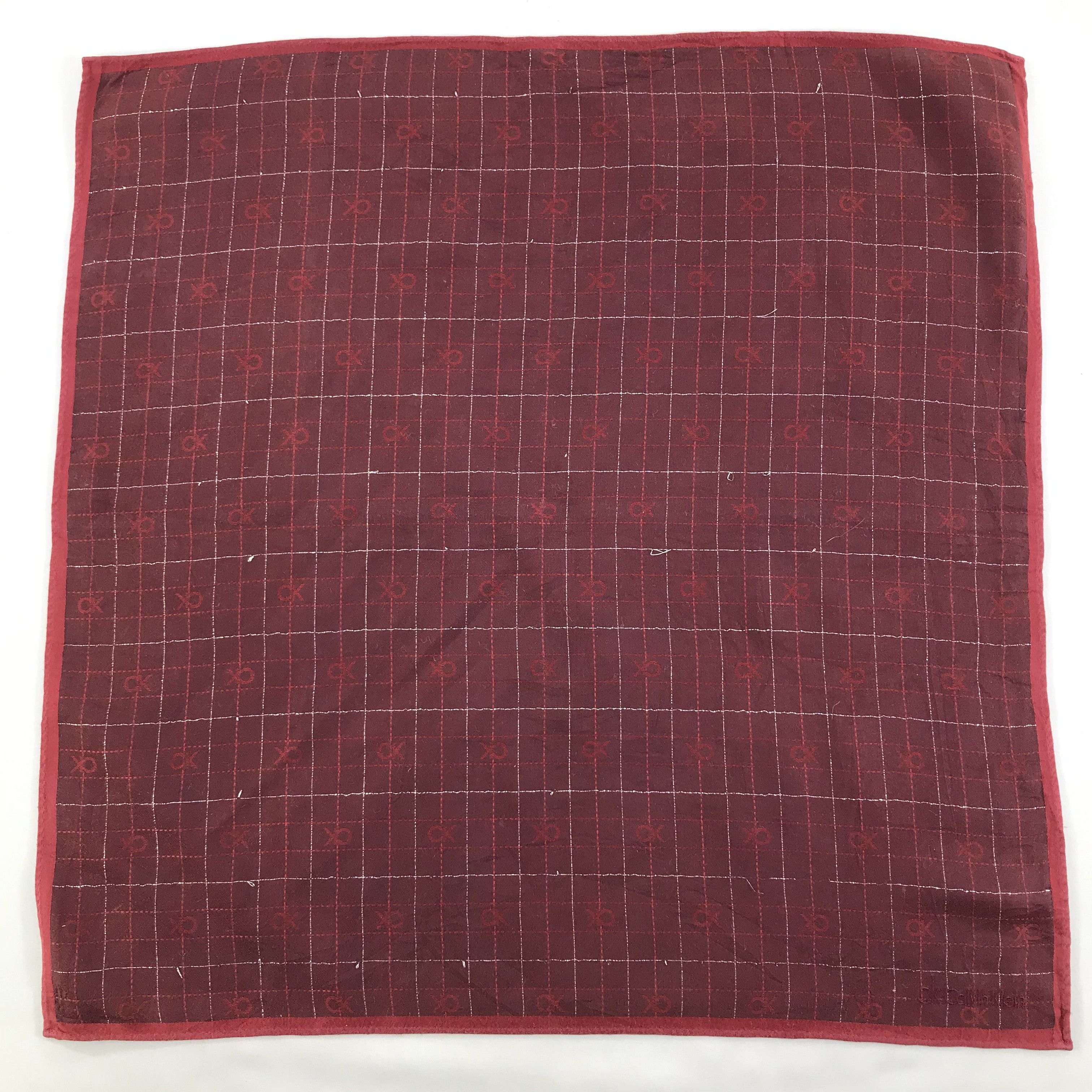 Calvin Klein × Vintage Calvin Klein Bandana / Handkerchief / Neckerchief - S1548 Size ONE SIZE - 1 Thumbnail