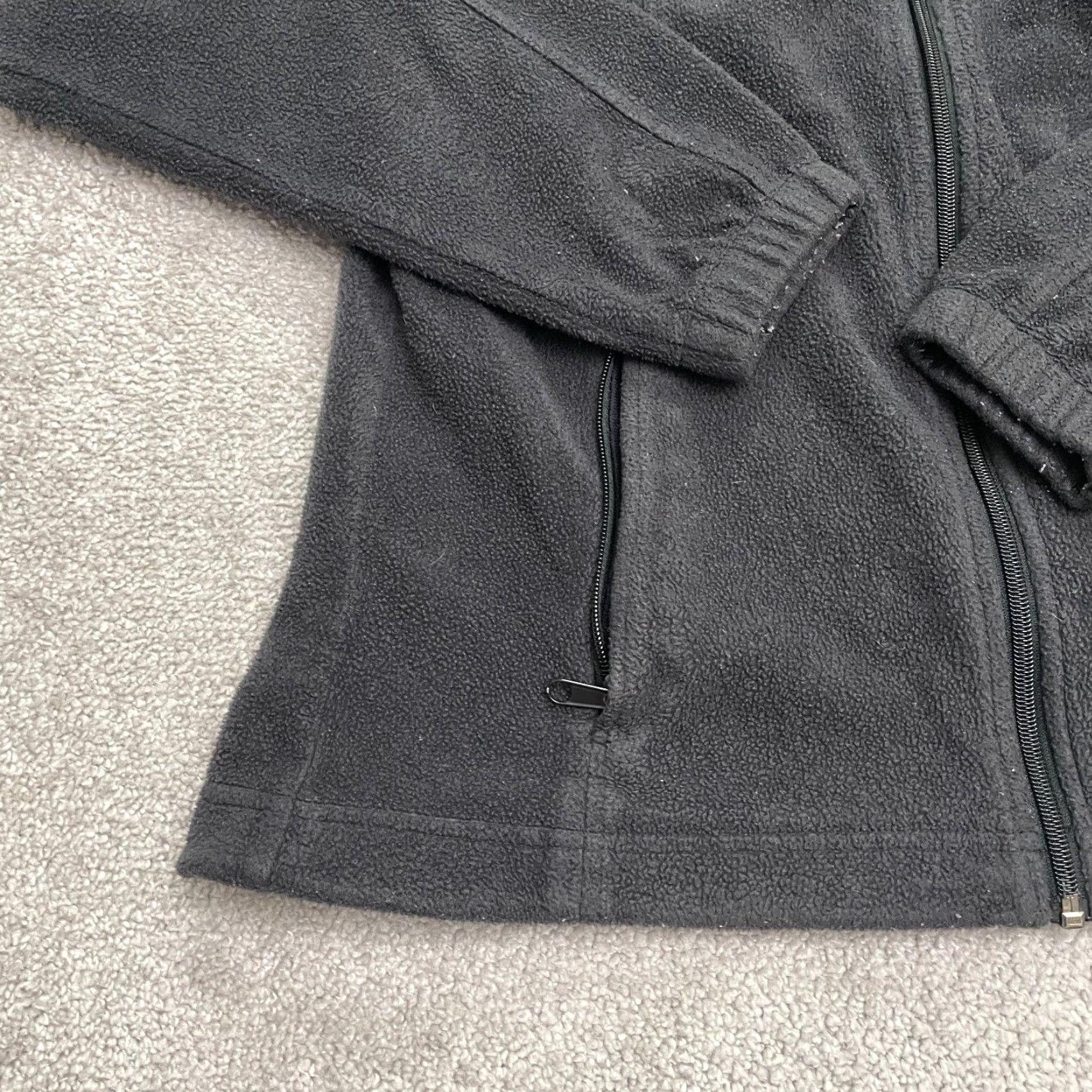 Vintage Columbia Benton Springs Fleece Jacket Women Medium Black Full Zip Outdoor Hiking Size M / US 6-8 / IT 42-44 - 4 Thumbnail