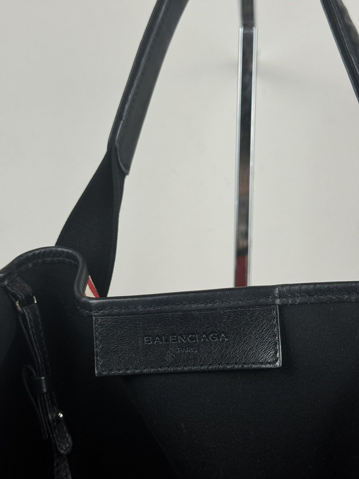 Balenciaga Balenciaga Navy Cabas Handbag original casual item Size ONE SIZE - 6 Thumbnail
