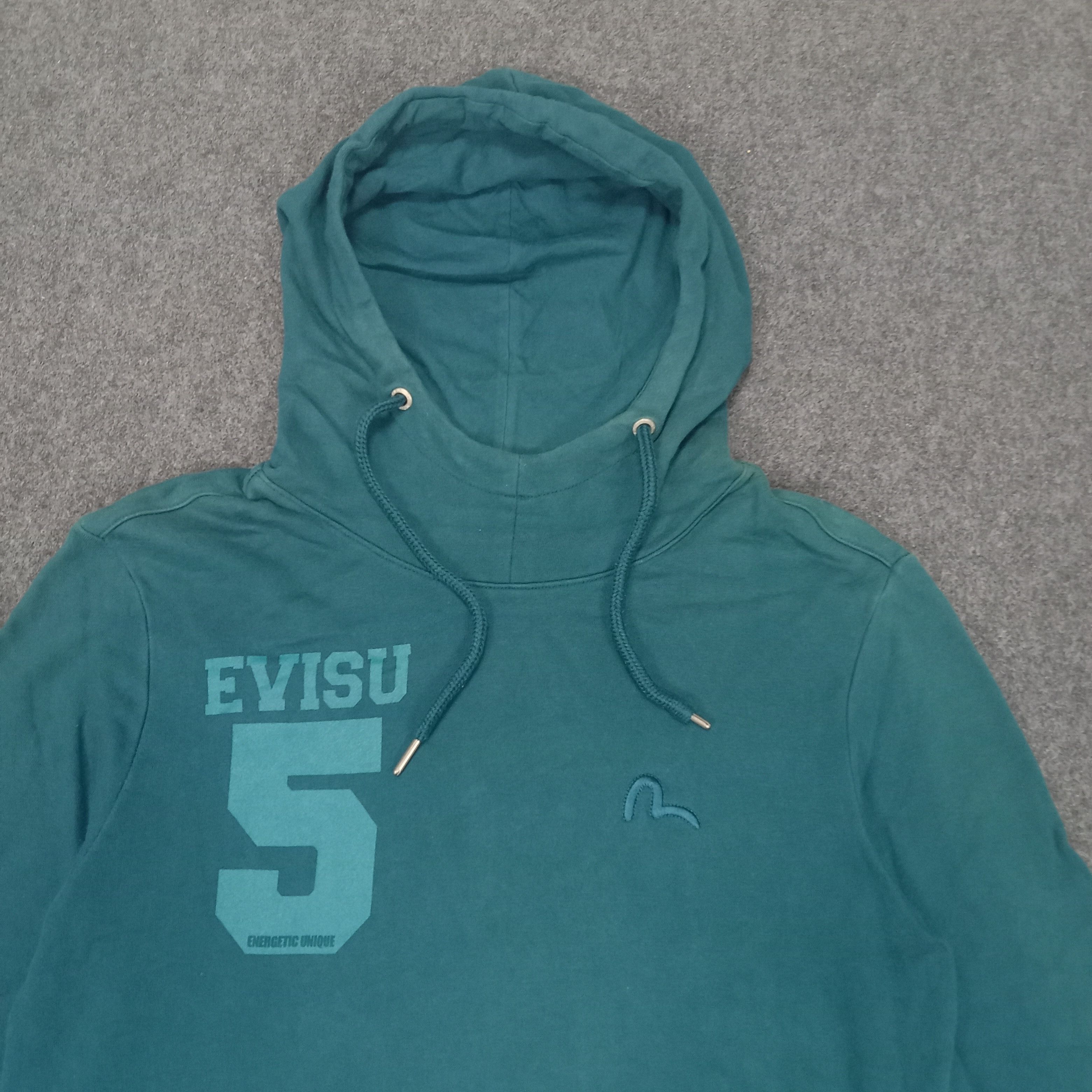 Japanese Brand × Vintage Evisu Jeans 2 Nice Design Sweatshirt With Hoodie Size US M / EU 48-50 / 2 - 4 Thumbnail