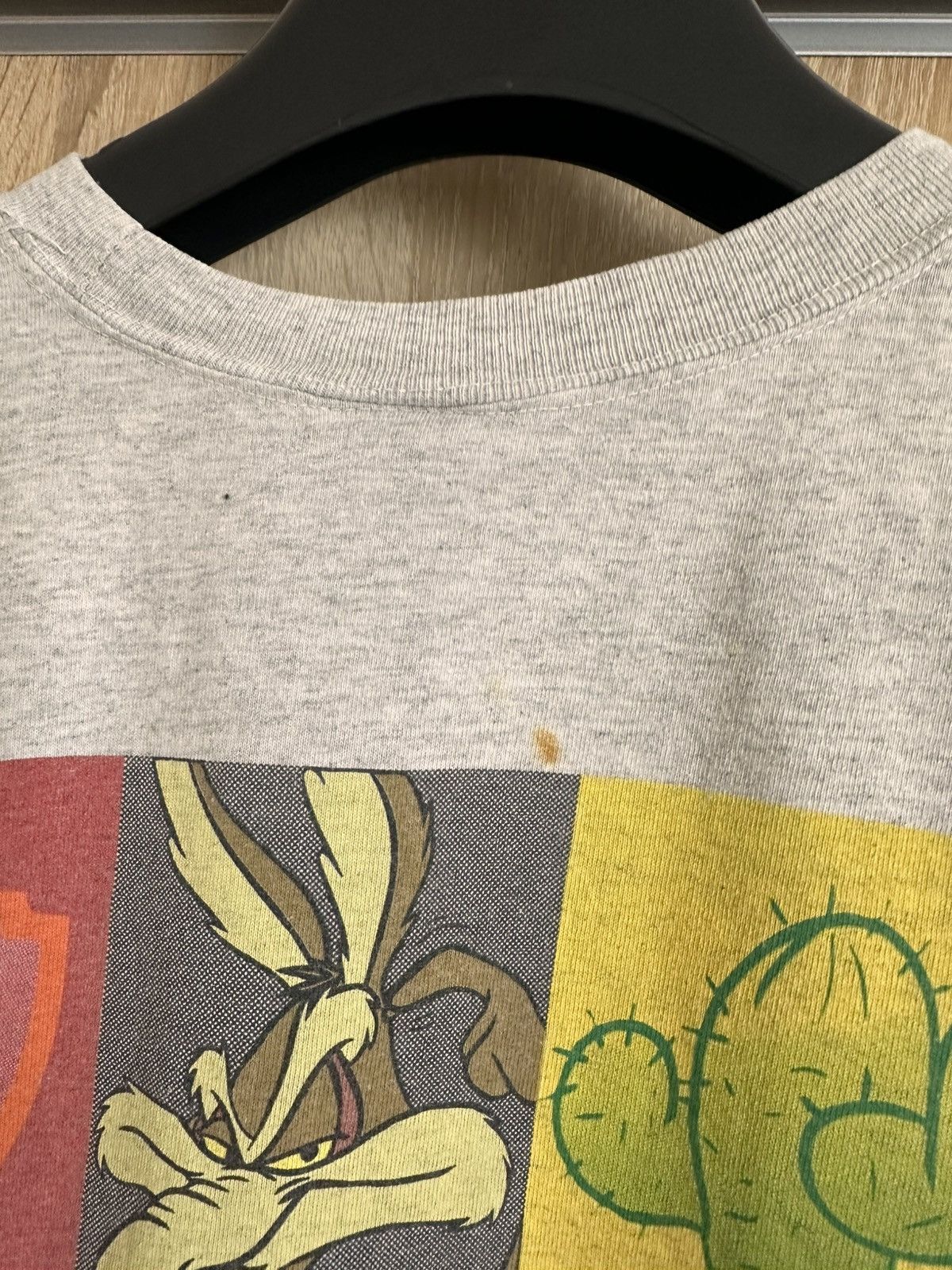 Warner Bros 🔥 1996 Warner Bros Wile E. Coyote Road Runner Cartoon Shirt Size US XXL / EU 58 / 5 - 3 Thumbnail