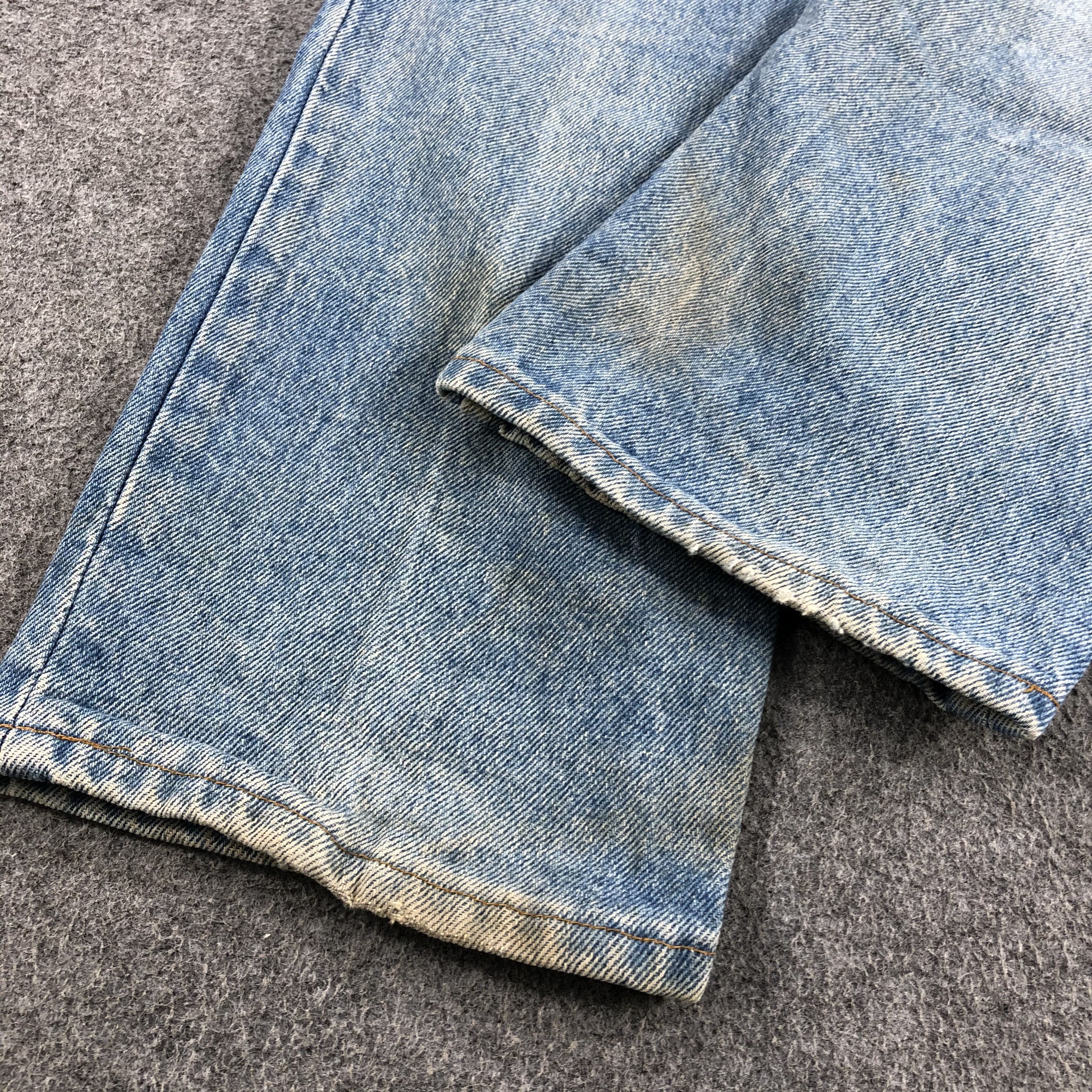 Levi's 90s Vintage Blue Wash Levis 516 Jeans-J2042 Size US 33 - 6 Thumbnail