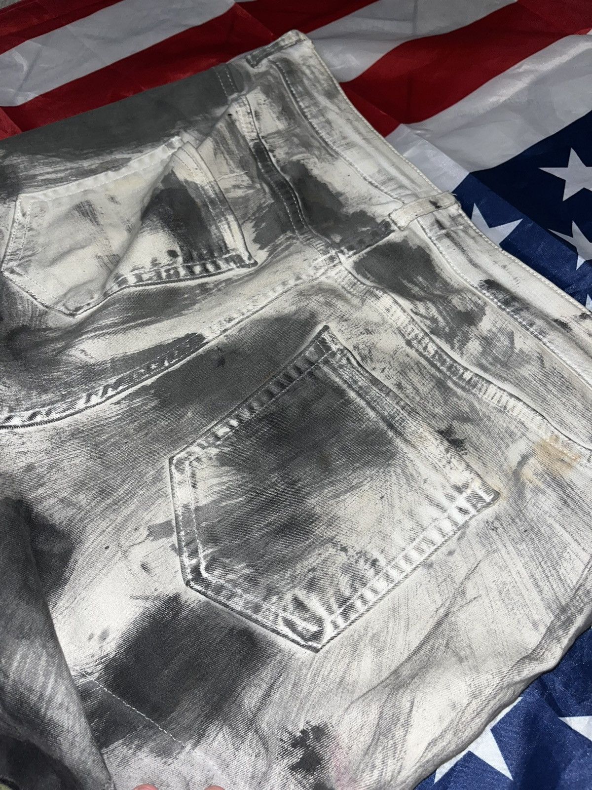 Other castom distressed jeans Size US 30 / EU 46 - 4 Thumbnail